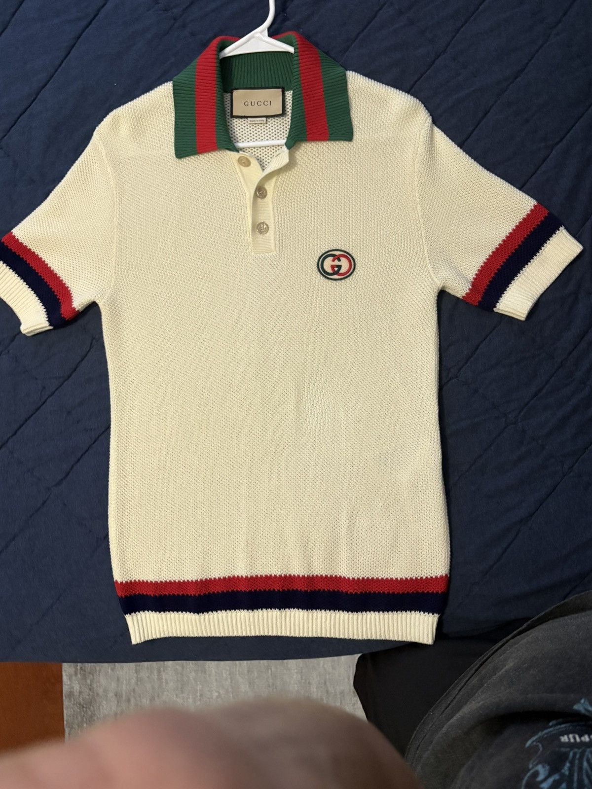 Gucci Men’s Knitted Polo Size US XS / EU 42 / 0 - 2 Thumbnail
