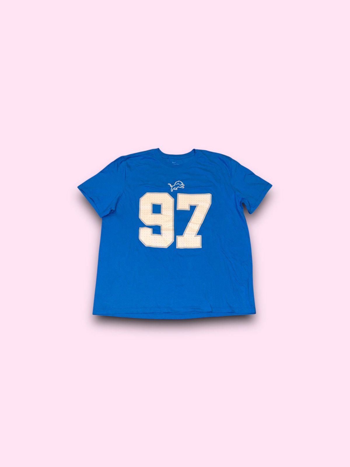 Nike Nike Aidan Hutchinson Detroit Lions NFL T-shirt Blue XXL Size US XXL / EU 58 / 5 - 1 Thumbnail