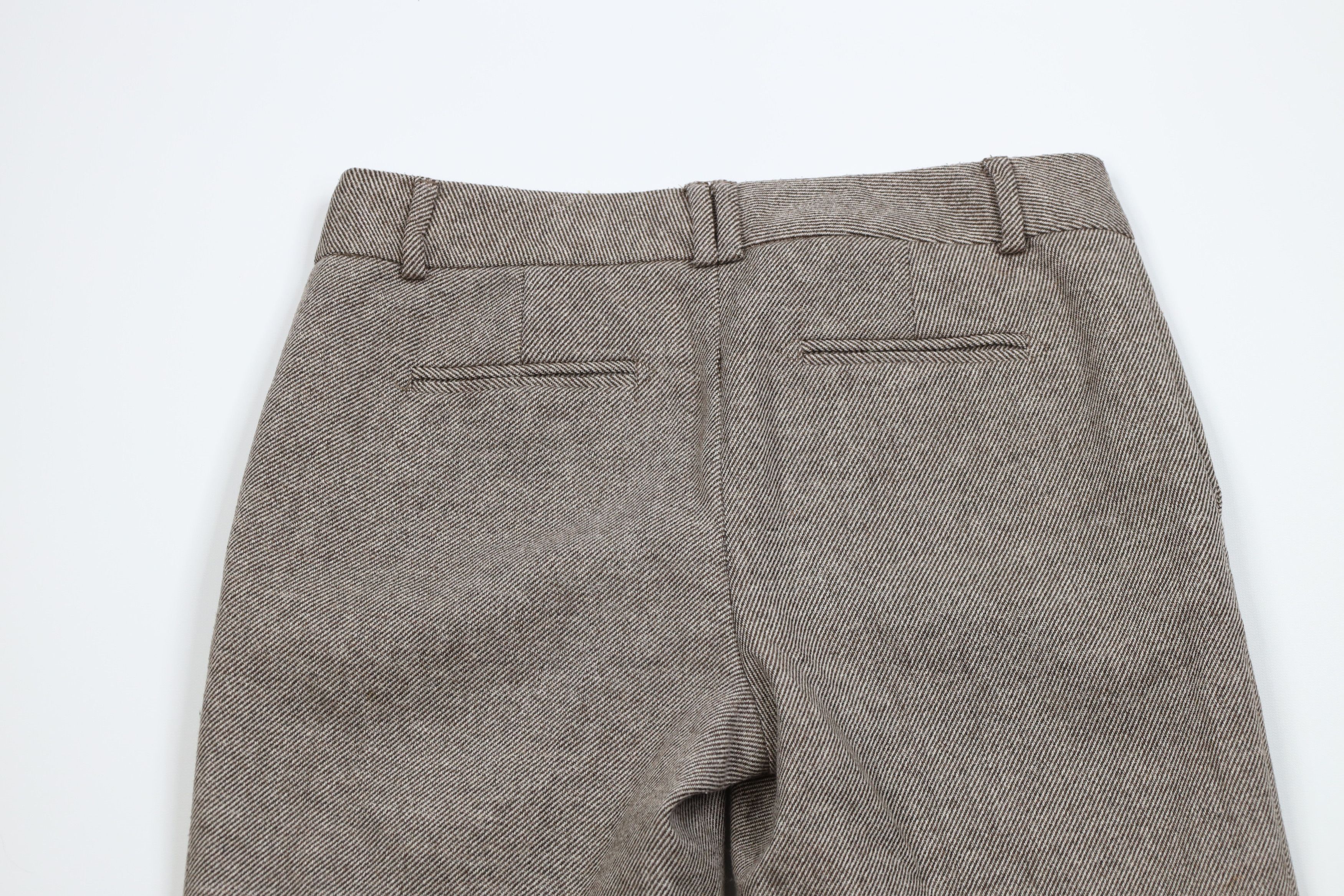 Banana Republic Vintage Y2K Banana Republic Wool Blend Flared Wide Leg Pants Size 26" / US 2 / IT 38 - 12 Thumbnail
