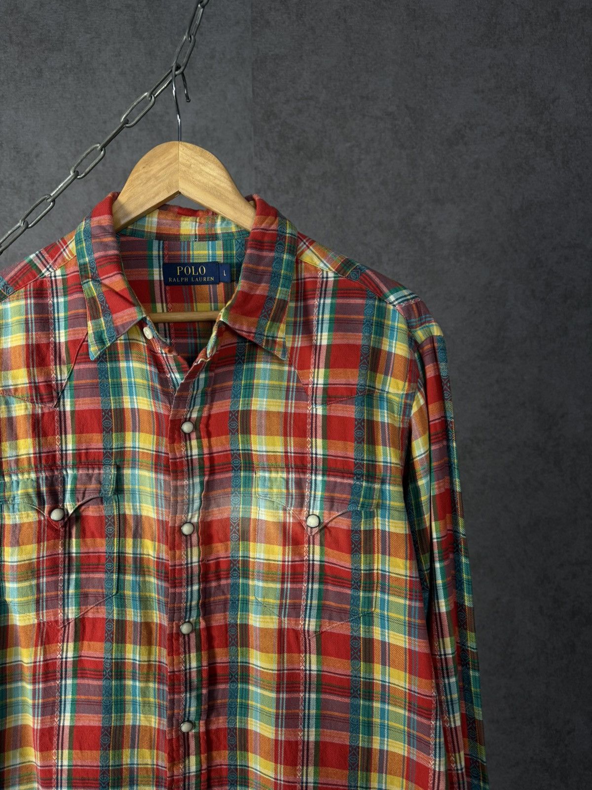 Polo Ralph Lauren Polo Ralph Lauren designer checkered shirt Size US L / EU 52-54 / 3 - 2 Thumbnail