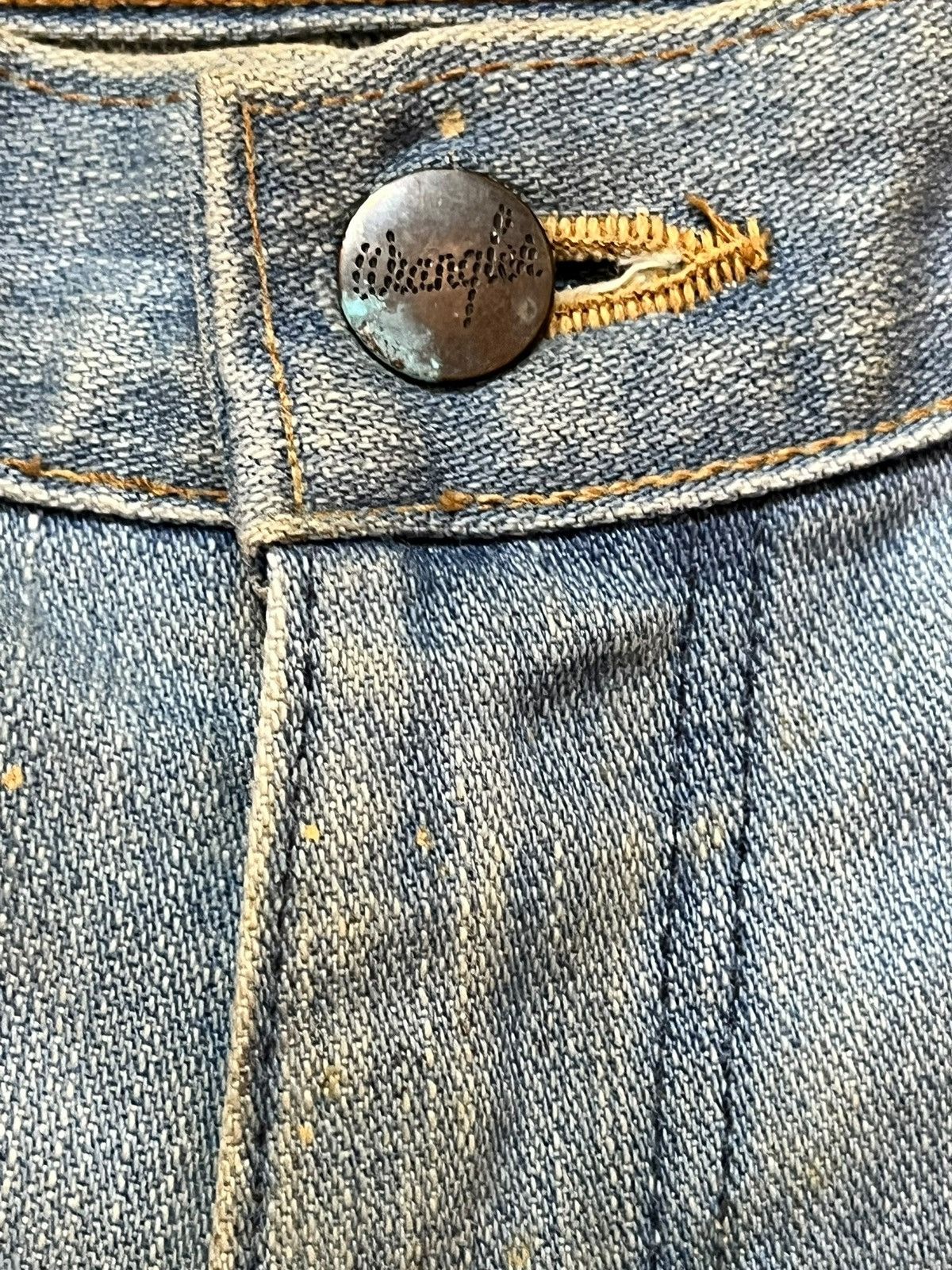 Wrangler Vintage Wrangler Flare Bootcut Mudwash Faded Denim Size US 31 - 5 Thumbnail