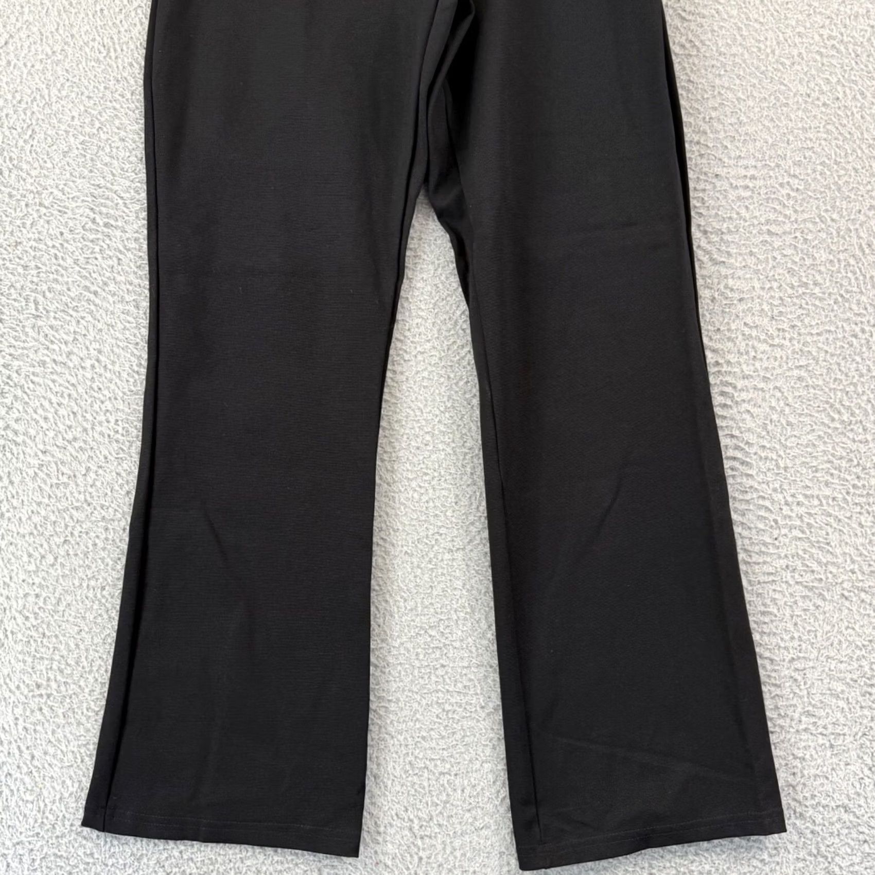 Gap VINTAGE Gap Pants Women Medium Black Bootcut Stretch 28x30 Classic Dress Pants 90s City Preppy NWT Size 32" / US 10 / IT 46 - 2 Thumbnail