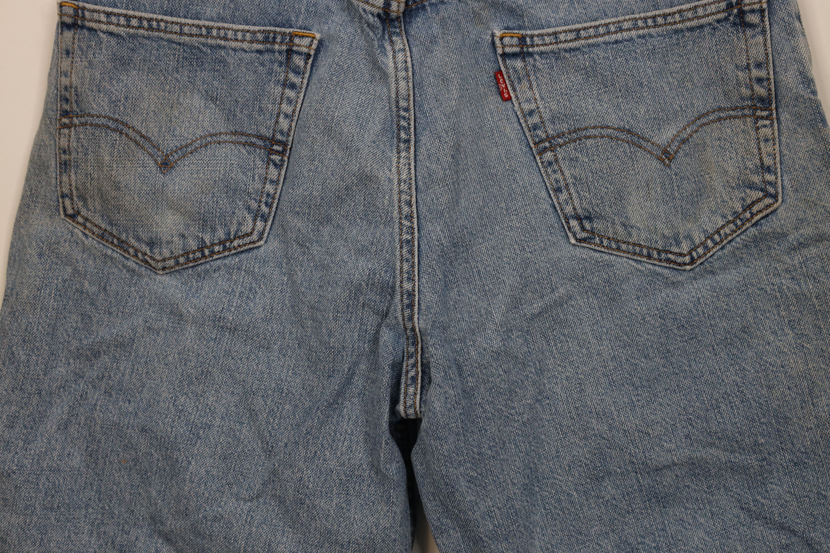 Levi's Vintage Y2K Levis 550 Fit Denim Jean Shorts Jorts Blue Size US 34 / EU 50 - 12 Thumbnail