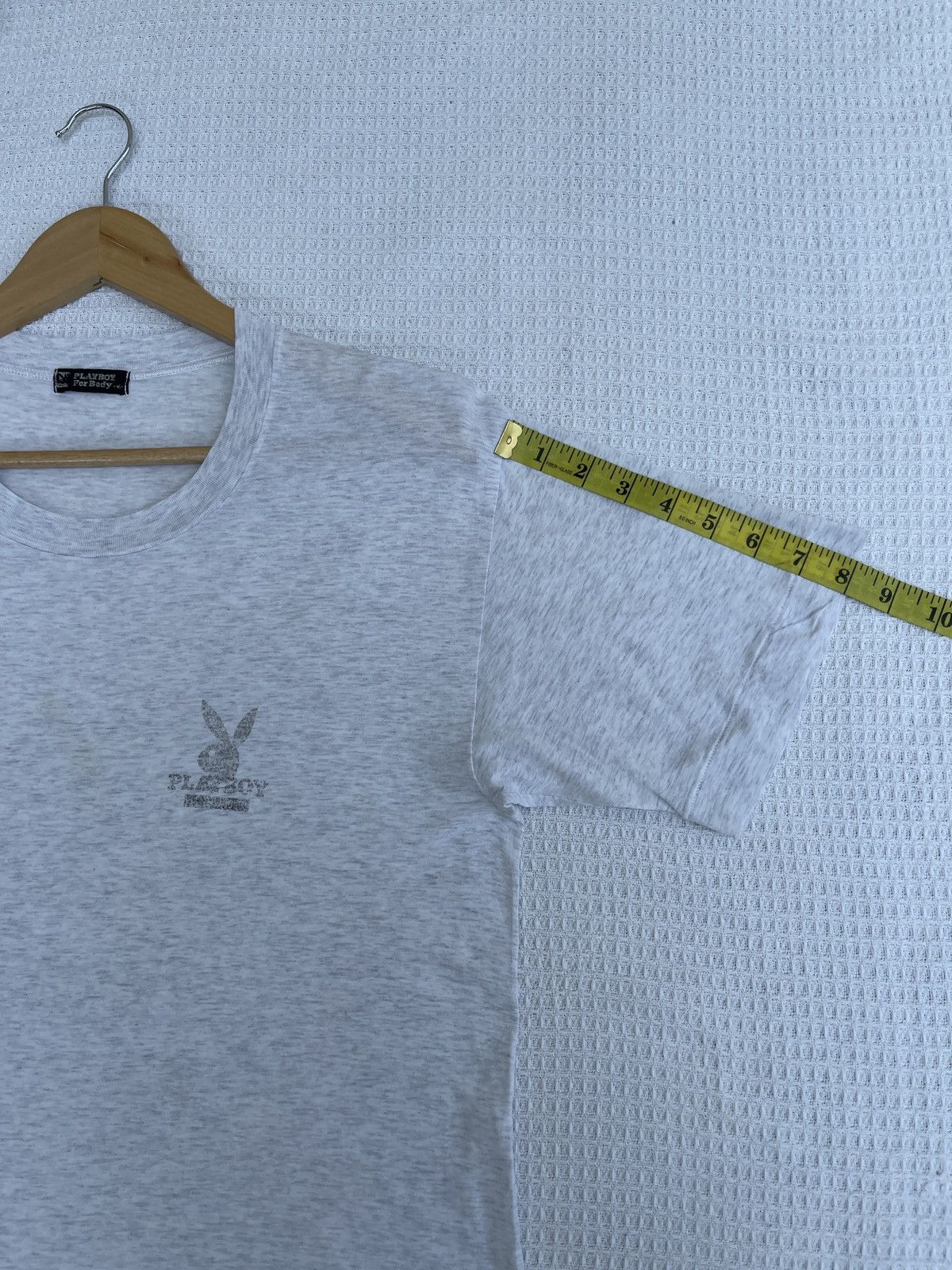 Playboy × Vintage Last Drop🔥Rare🔥Vintage 90s Playboy Single Stitch T-Shirt Size US M / EU 48-50 / 2 - 11 Thumbnail