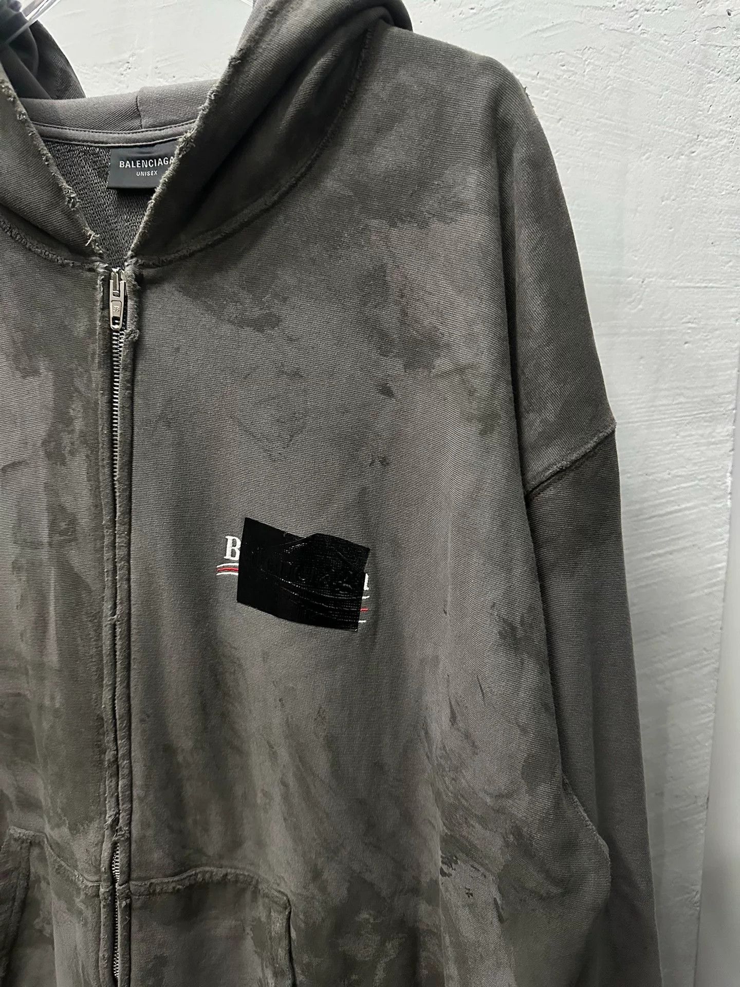 Balenciaga balenciaga tape hoodie with zipper Size US M / EU 48-50 / 2 - 4 Thumbnail