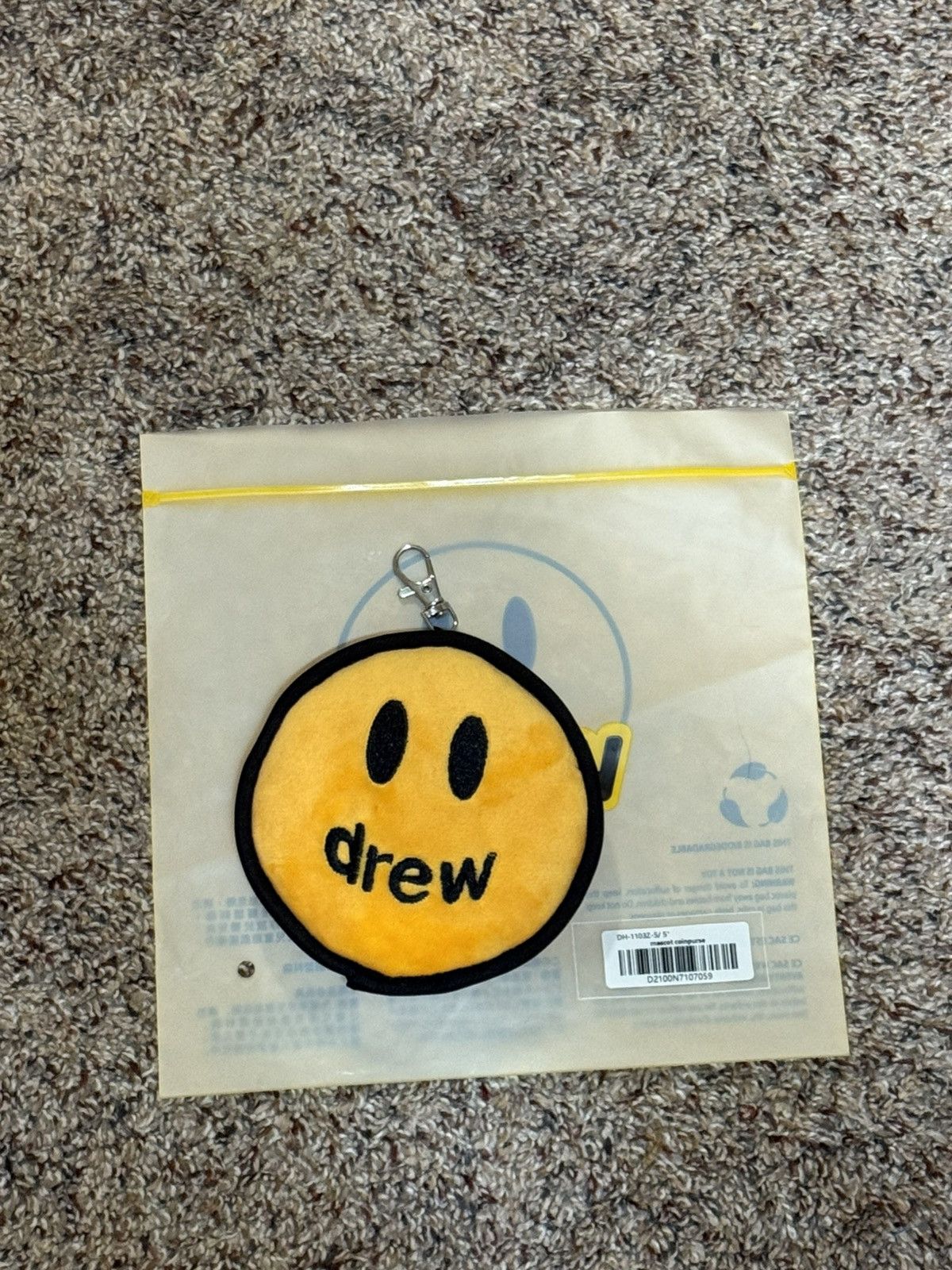 Drew House Drew House Smiley Logo Coin Purse Keychain Size ONE SIZE - 4 Thumbnail