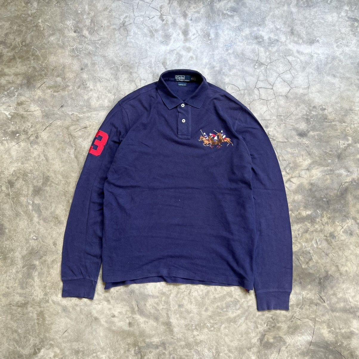 Polo Ralph Lauren Polo Ralph Lauren Polos Long Sleeve Shirt Navy Size US M / EU 48-50 / 2 - 1 Thumbnail