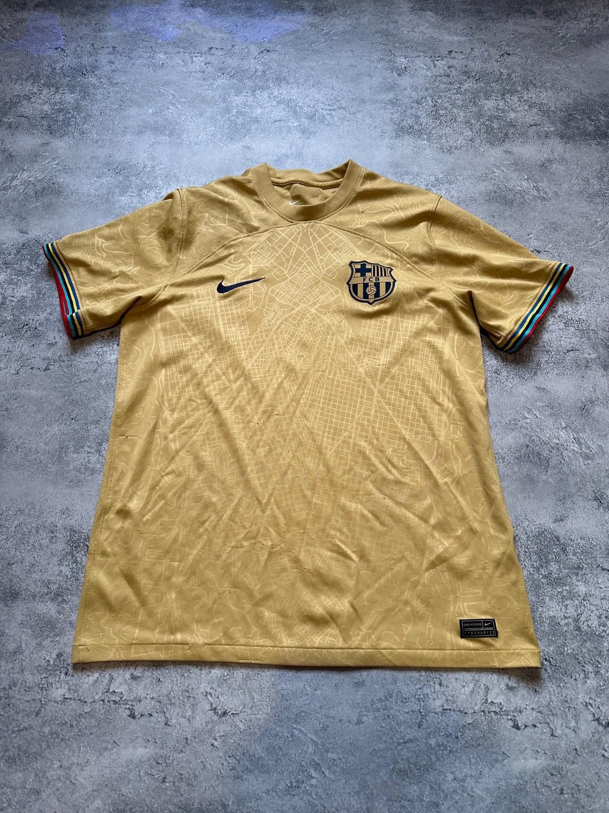 Nike NIKE FC BARCELONA 2022-23 STADIUM AWAY SOCCER JERSEY Sz M Size US M / EU 48-50 / 2 - 1 Thumbnail