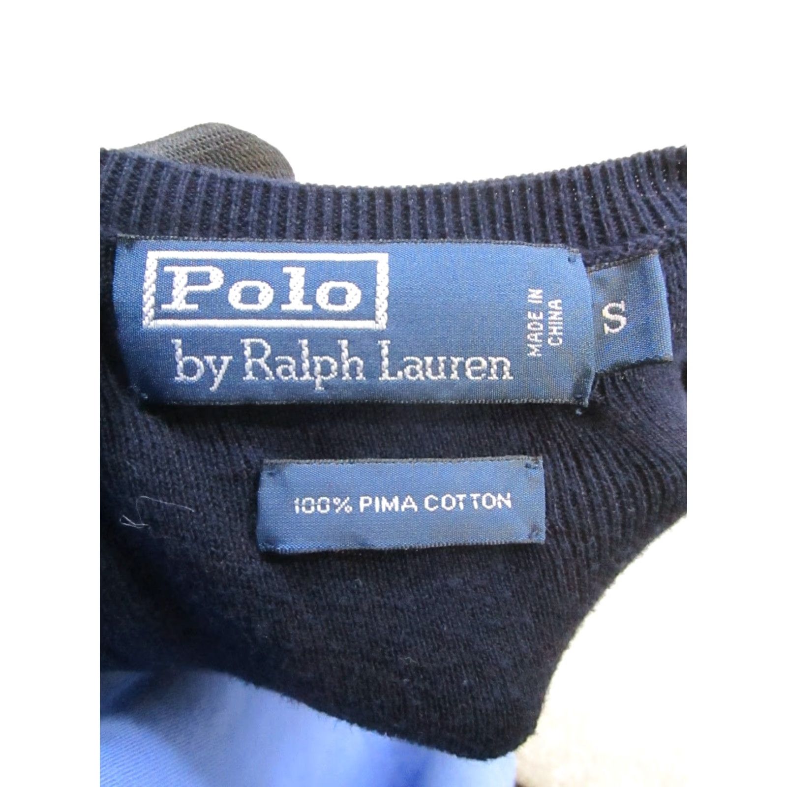 Polo Ralph Lauren VINTAGE Polo Ralph Lauren Sweater Vest Women Small Blue Knit Sleeveless V-Neck Casual Size S / US 4 / IT 40 - 6 Thumbnail