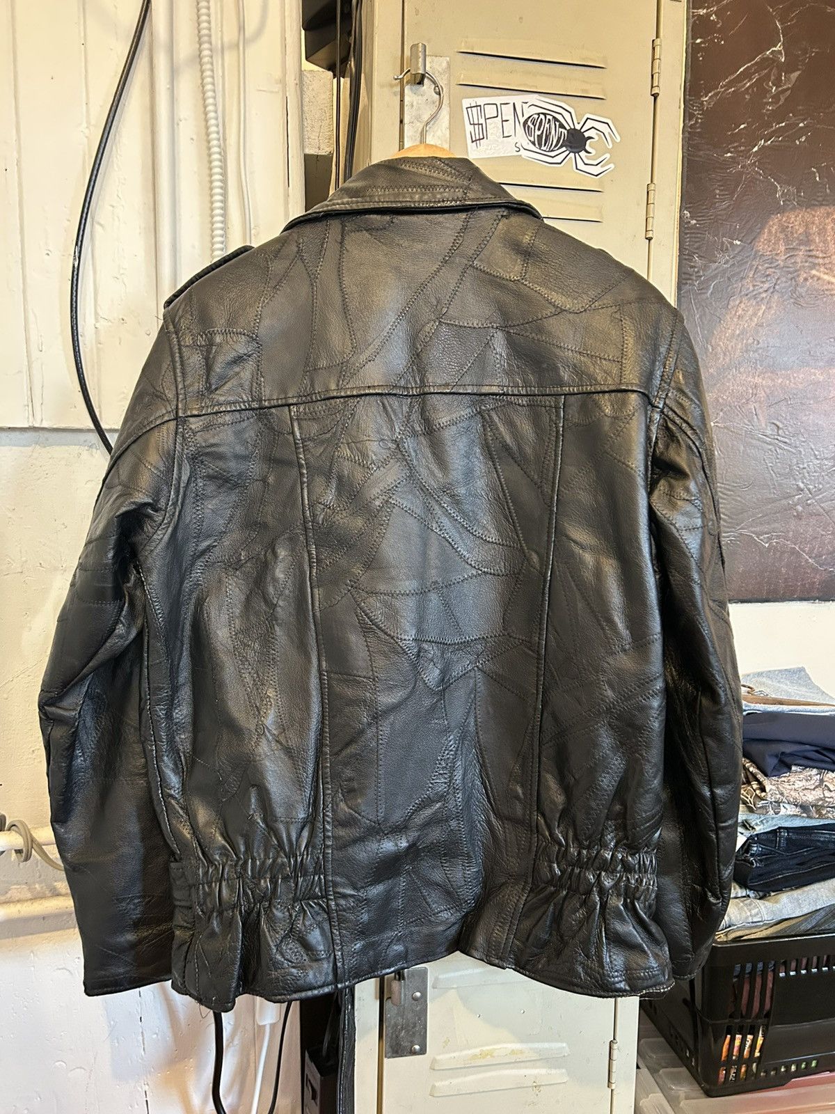 Other Vintage Patchwork Leather biker jacket Size US L / EU 52-54 / 3 - 3 Thumbnail