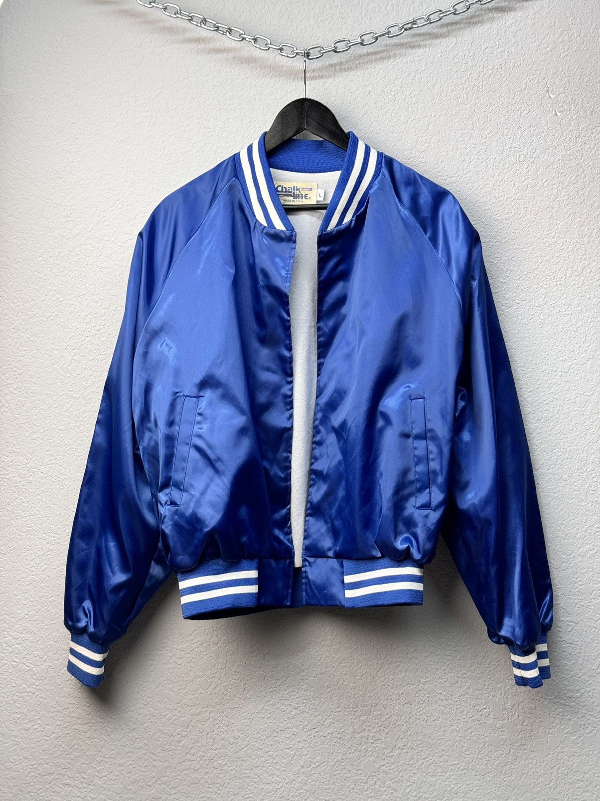 Chalk Line × Vintage Vintage Made USA Chalk Line nylon bomber Satin Bomber NBA Size US M / EU 48-50 / 2 - 2 Thumbnail