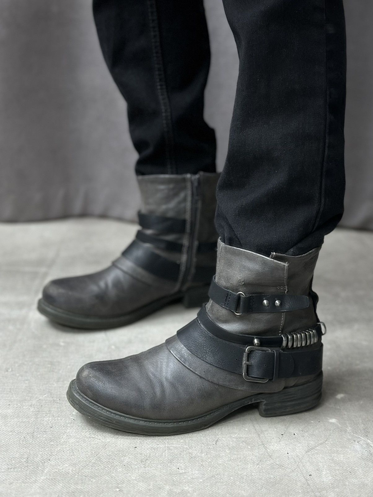 If Six Was Nine Vintage Hysteric Glamour Leather Boots AS 98 Rick Owens Size US 8 / IT 38 - 13 Thumbnail