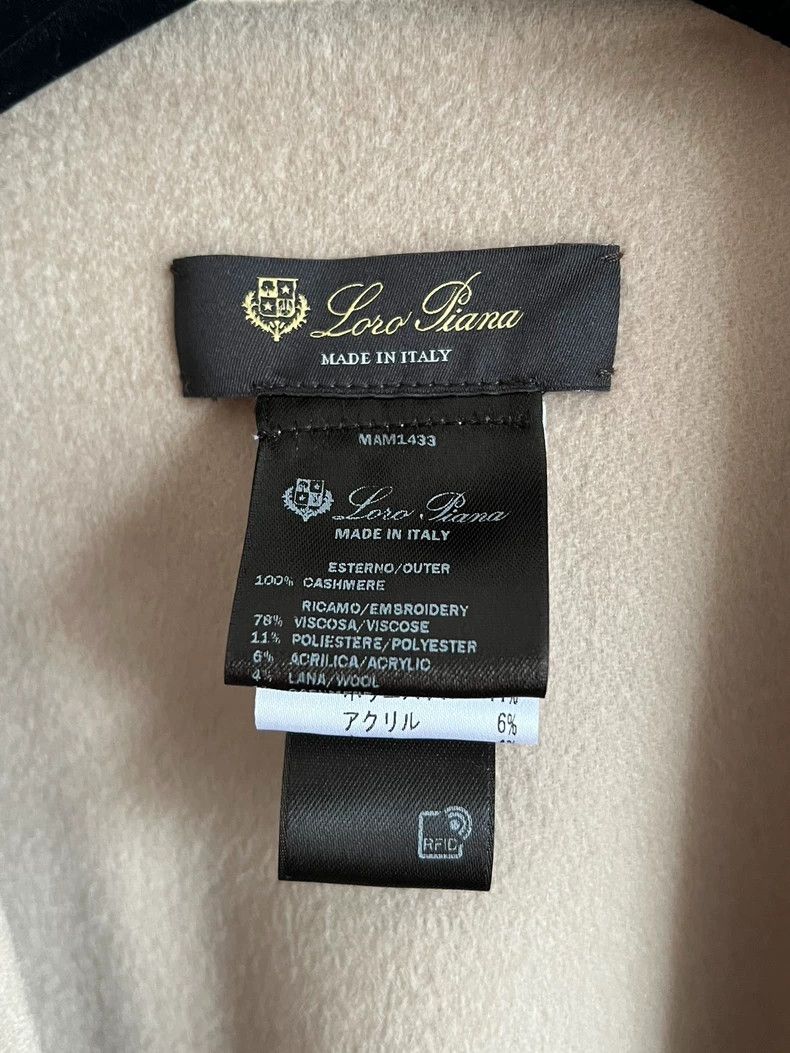 Loro Piana LORO PIANA Cashmere trench coat, shawl, coat Size M / US 6-8 / IT 42-44 - 4 Thumbnail