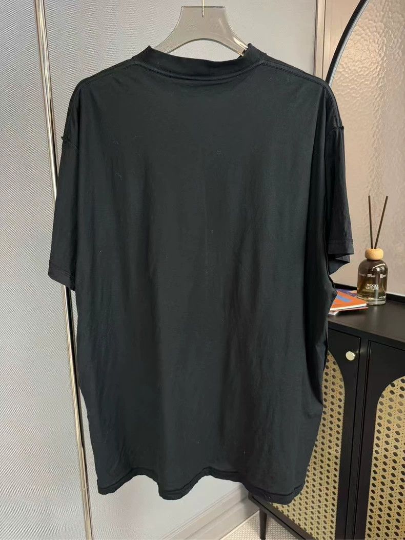 Balenciaga Balenciaga Black overlapping double-b printed blurry print Size US M / EU 48-50 / 2 - 2 Thumbnail