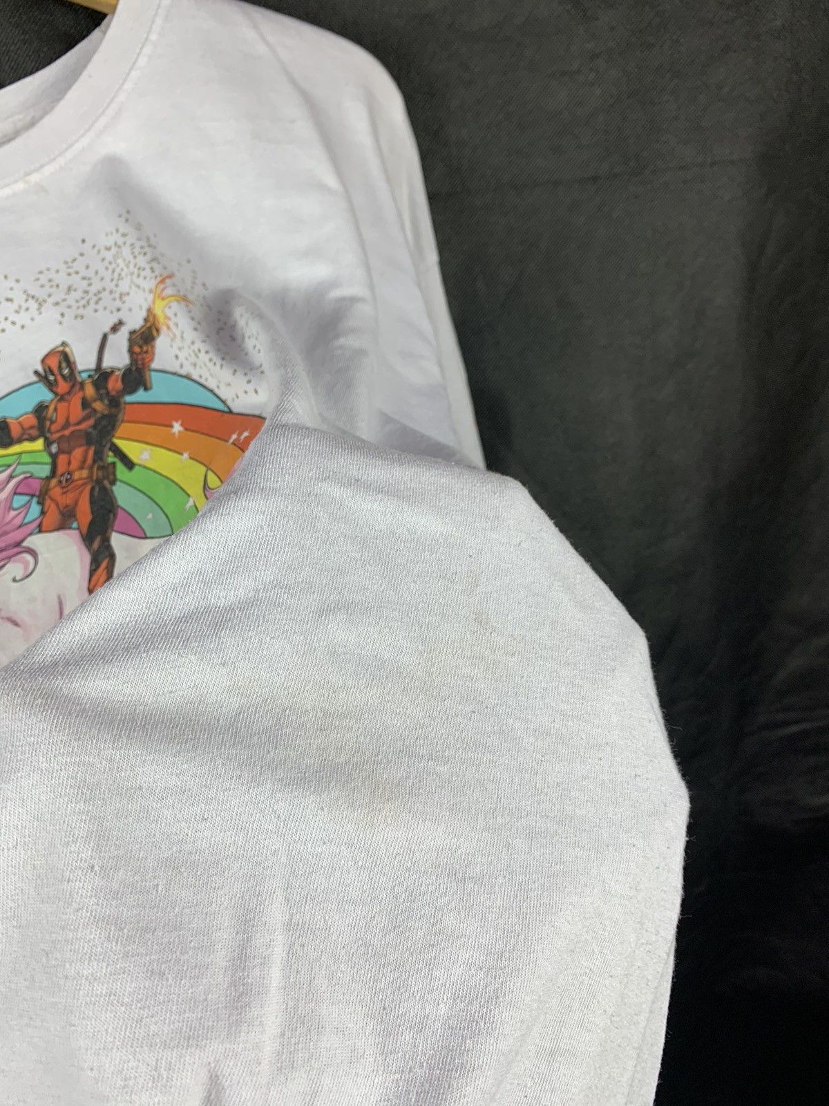 Marvel Comics Steals! Marvel Deadpool Unicorn Superhero Comics Tee Size US XL / EU 56 / 4 - 9 Thumbnail
