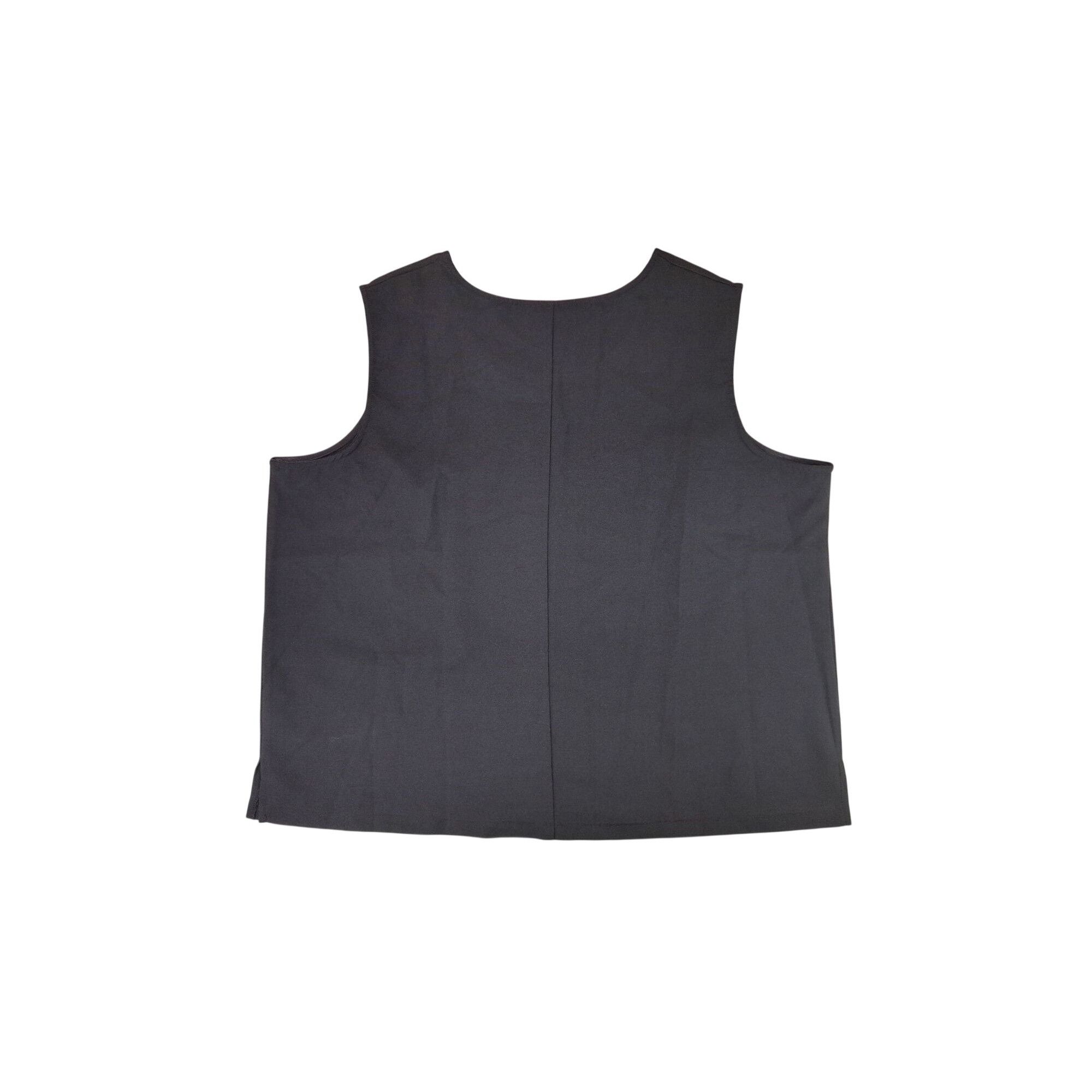 Other Elisabeth Williams Sleeveless Black Polyester Blouse 2XL Size XXL / US 16-18 / IT 52-54 - 2 Thumbnail