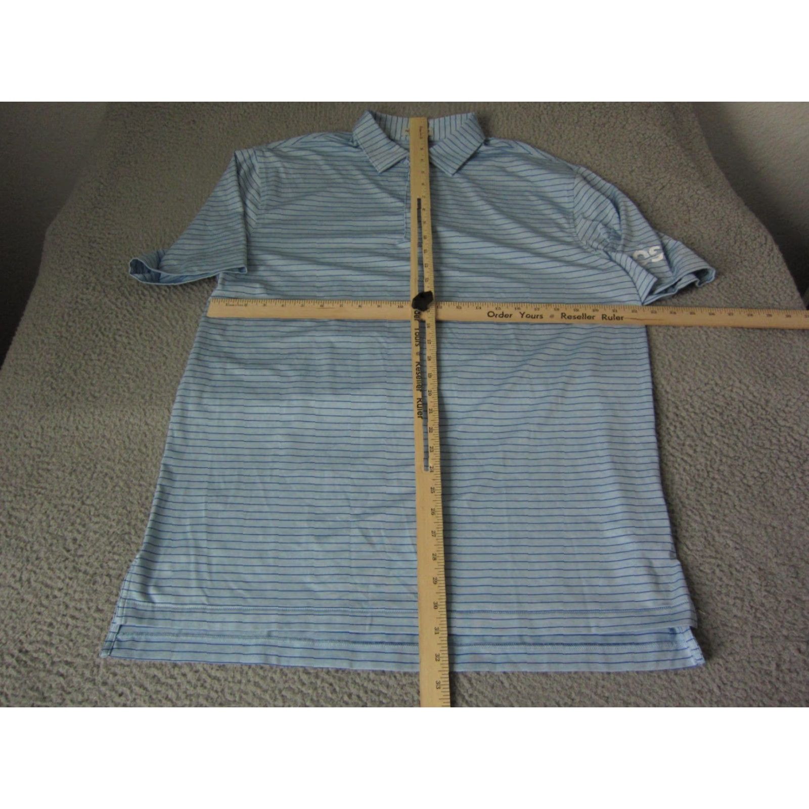 Peter Millar Peter Millar Polo Shirt Adult Large Blue Mens Golf Summer Comfort Stretch Shirt Size US L / EU 52-54 / 3 - 5 Thumbnail