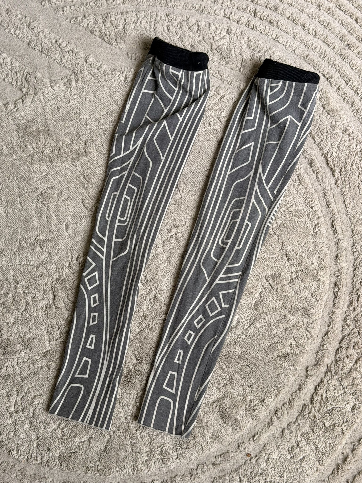 Demobaza Demobaza Grey Graphic Arm Sleeves Size ONE SIZE - 5 Thumbnail