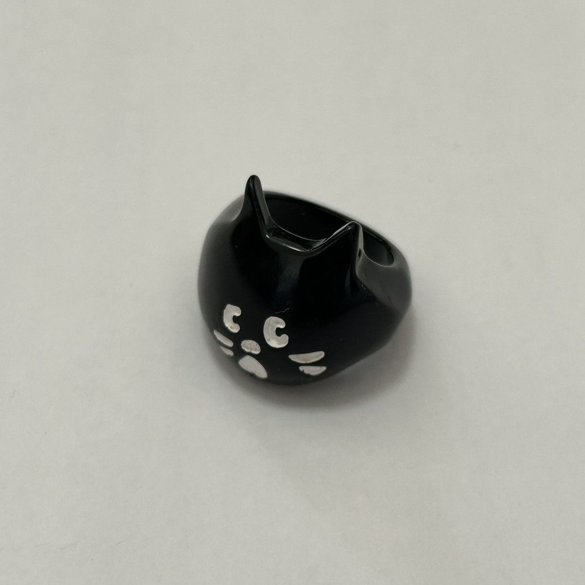 image of Issey Miyake x Ne Net Ne-Net Ring in Black, Men's
