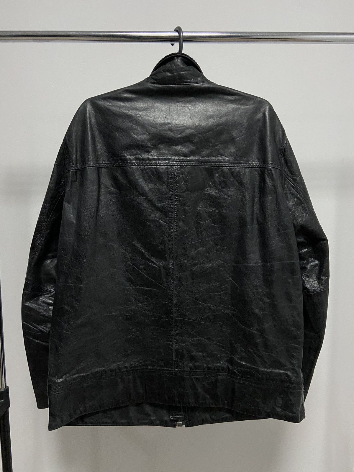 Gap × Vintage Gap Vintage Leather jacket archival Y2K avant Garde Size US L / EU 52-54 / 3 - 3 Thumbnail