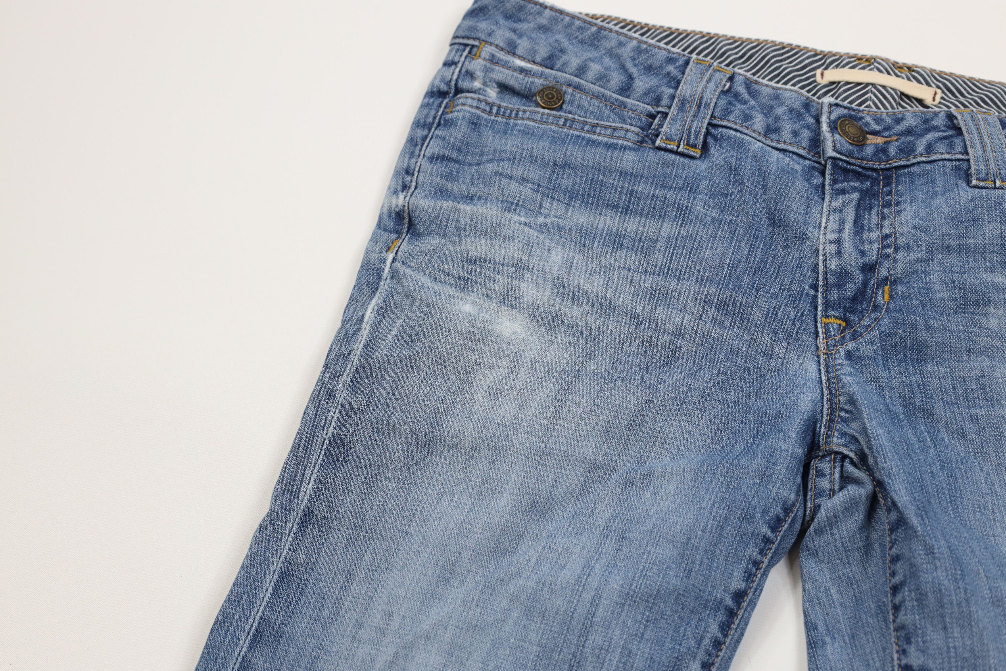 Gap Vintage Y2K Gap Babydoll Flared Wide Leg Denim Jeans Blue Size 27" / US 4 / IT 40 - 7 Thumbnail