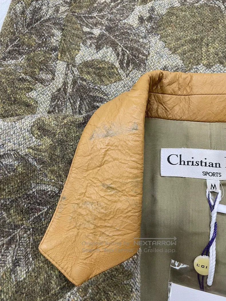 Dior Dior Green printed suit jacket Size M / US 6-8 / IT 42-44 - 7 Thumbnail