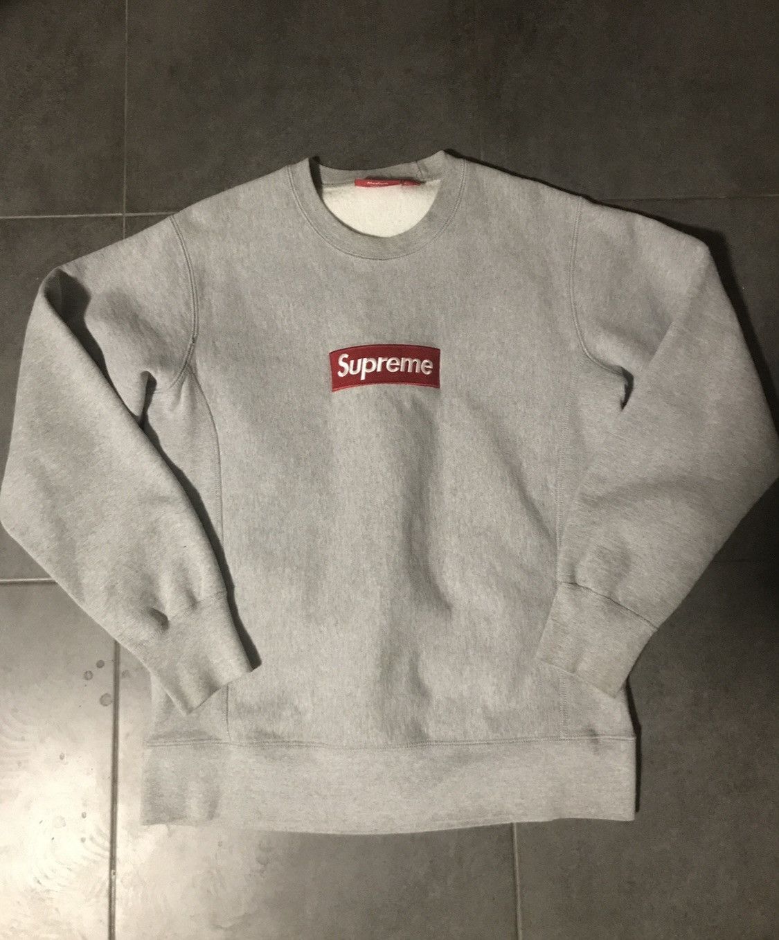 Supreme Supreme Box Logo Crewneck FW15 | Grailed