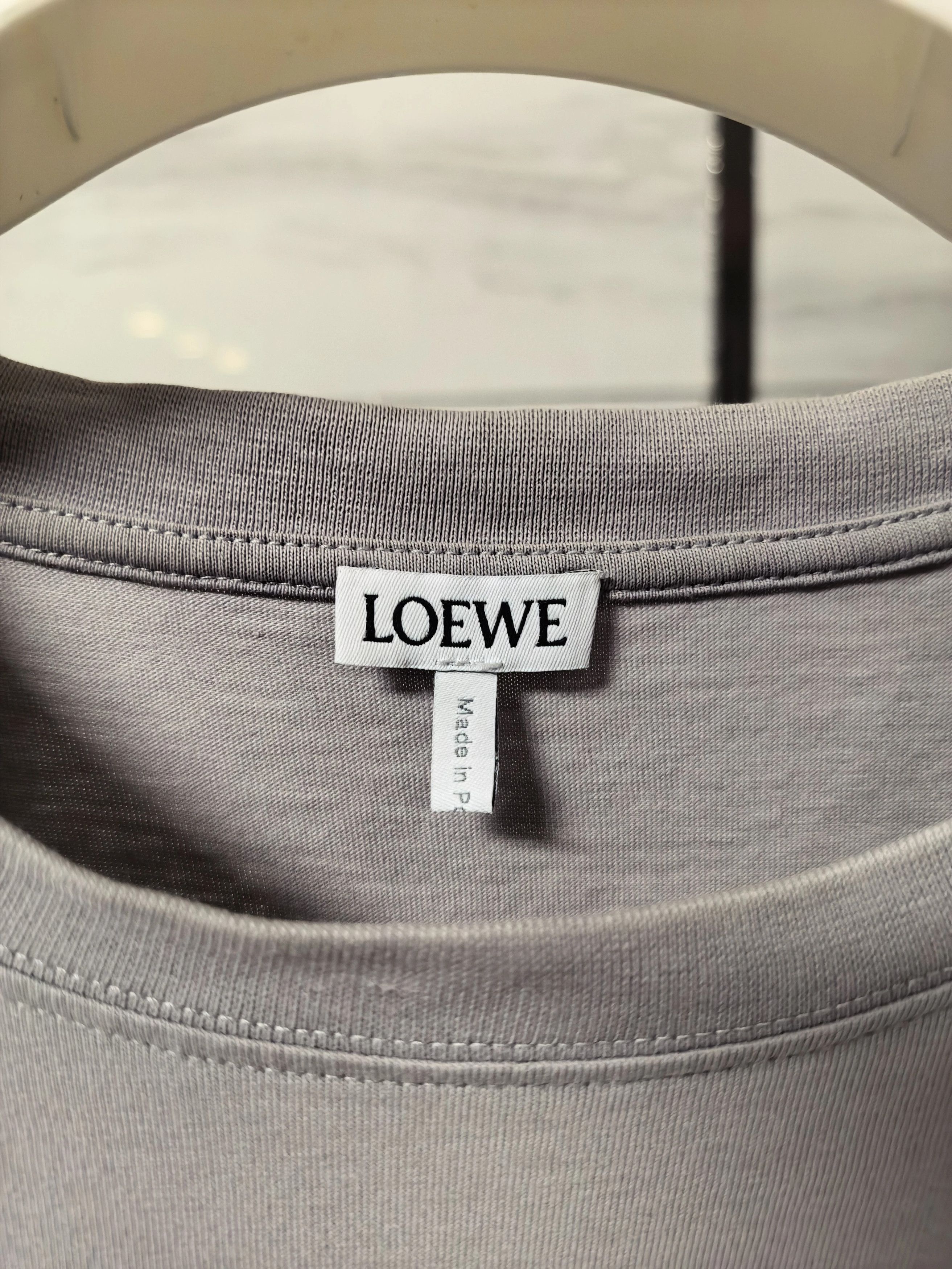 Loewe LOEWE SS23 unisex short sleeve T-shirt pocket logo ivory S Size US S / EU 44-46 / 1 - 3 Thumbnail