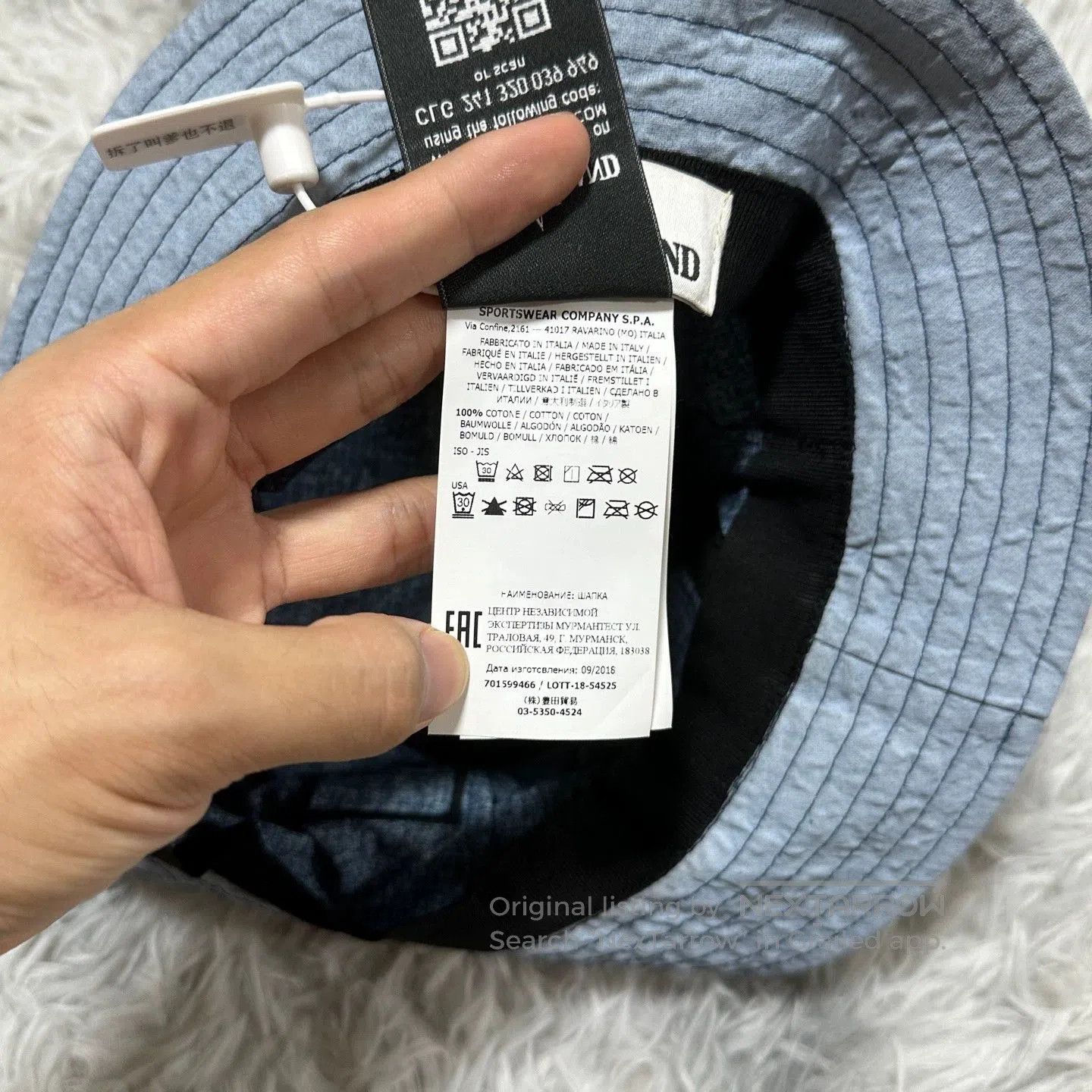 Stone Island stone island fishermen hat in light gray. Size ONE SIZE - 6 Thumbnail