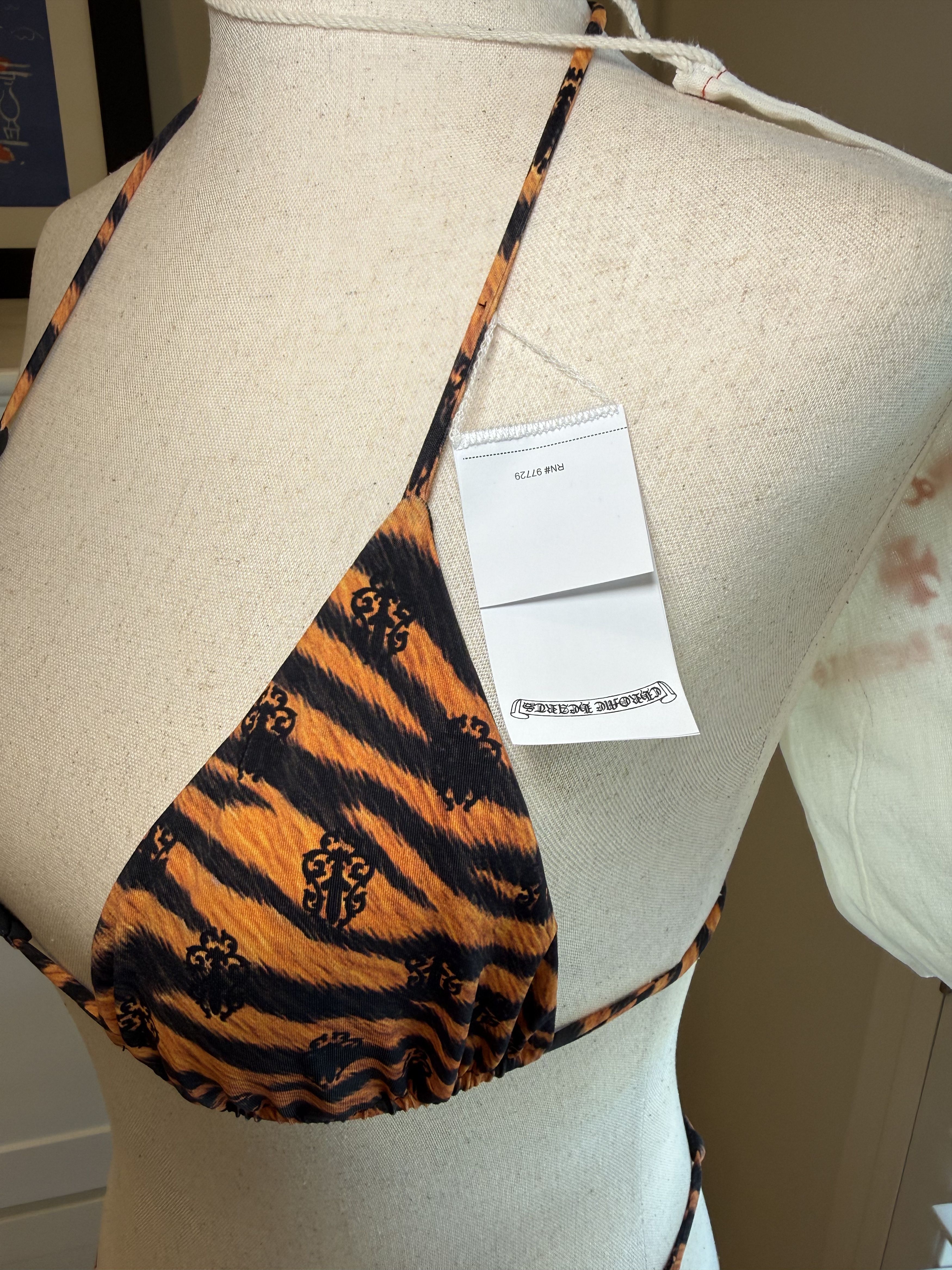 Chrome Hearts Chrome Hearts x Dipped in Blue 'Orange Tiger' Bikini Set Size S / US 4 / IT 40 - 5 Thumbnail