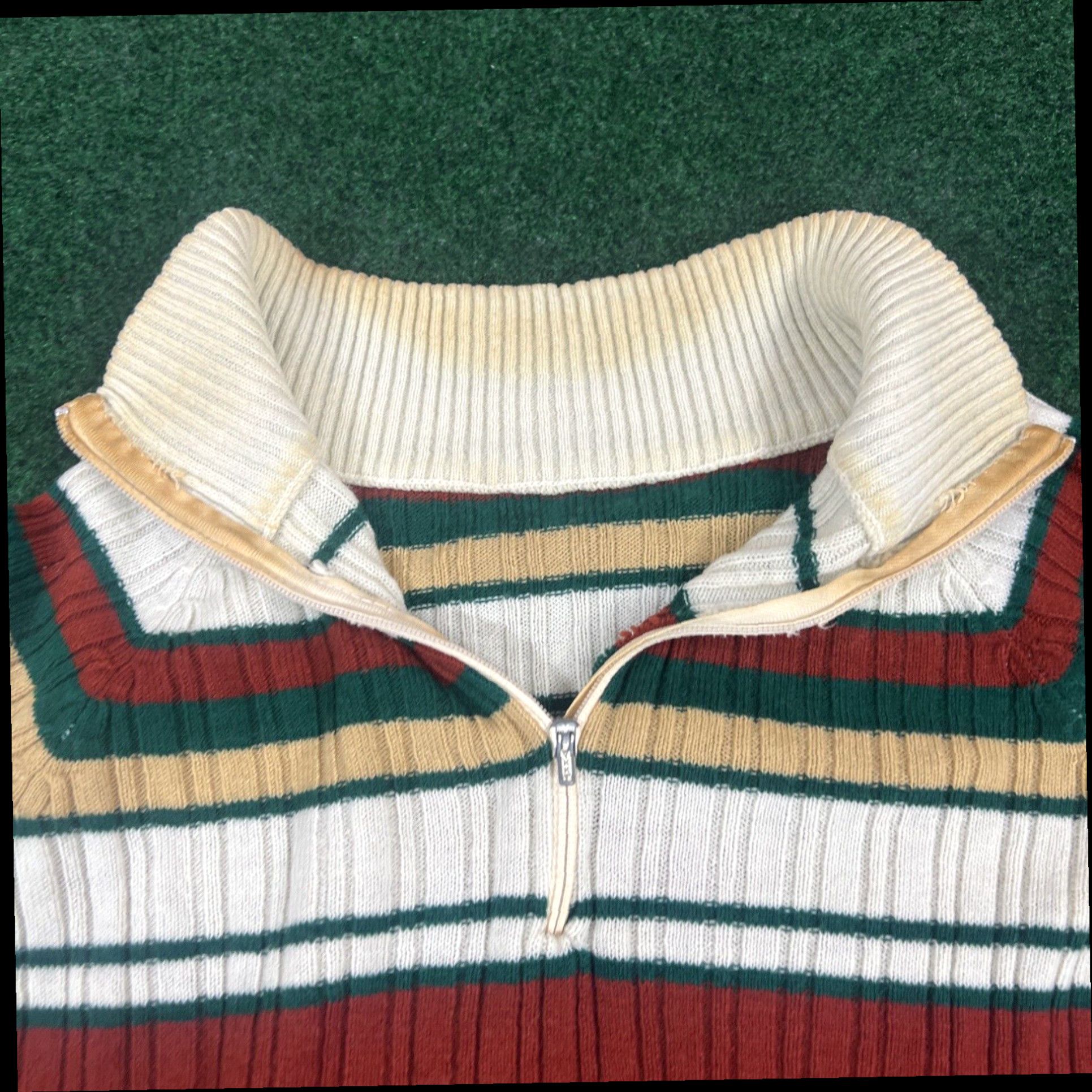 Vintage Vintage Quarter Zip Long Sleeve Sweater Adult Size Medium 80s 90s Size US M / EU 48-50 / 2 - 5 Thumbnail