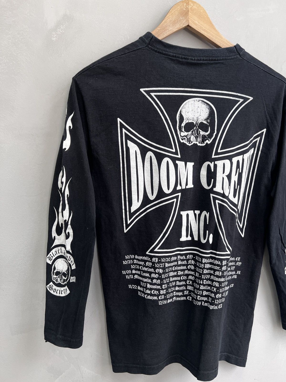 Vintage × West Coast Choppers Vintage BLACK LABEL SOCIETY Biker Choppers Long Sleeve Size US S / EU 44-46 / 1 - 8 Thumbnail