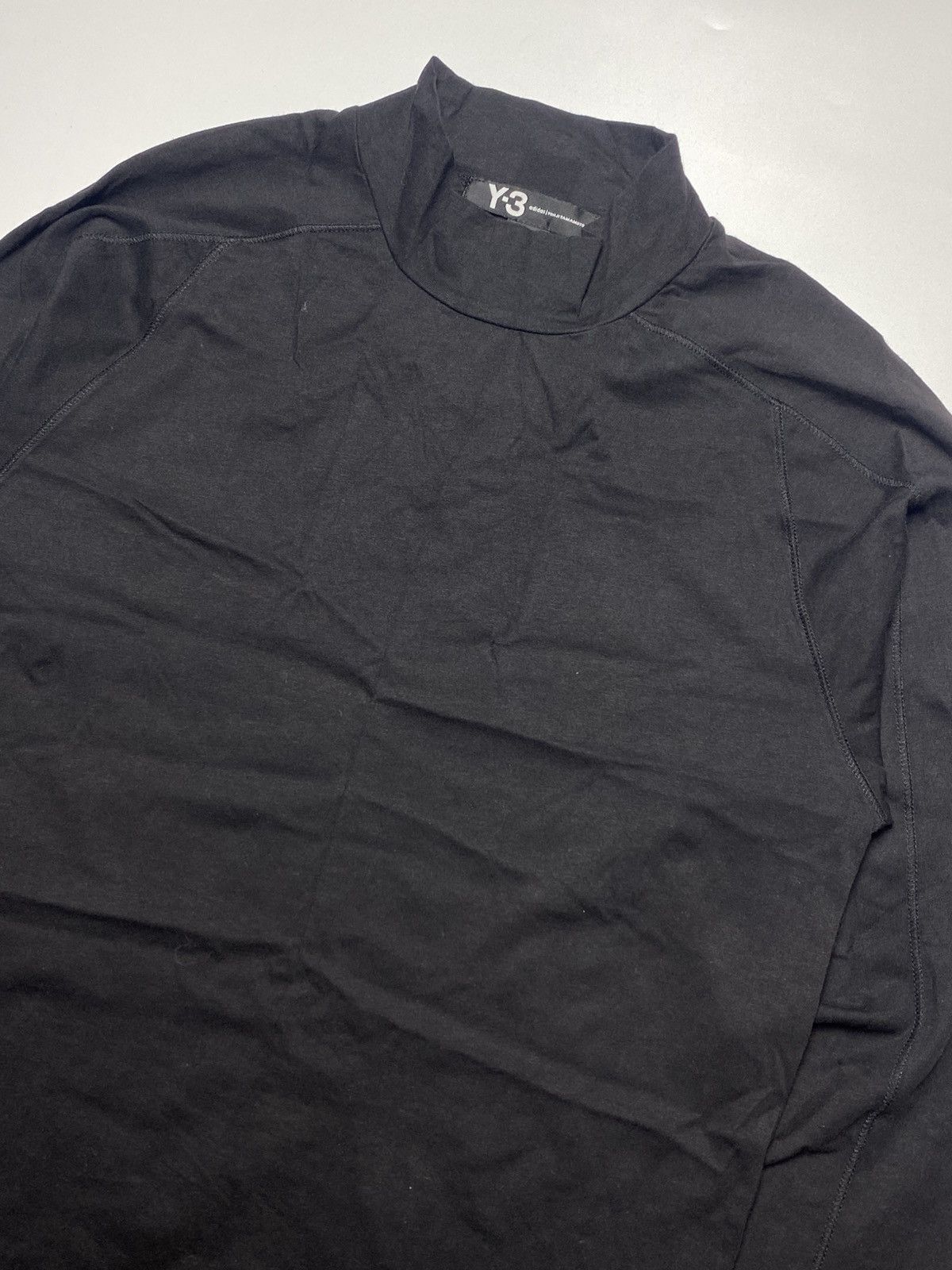 Y-3 Yohji Yamamoto/Y-3 - Mock Neck Long Sleeve Shirt Size US XS / EU 42 / 0 - 8 Thumbnail