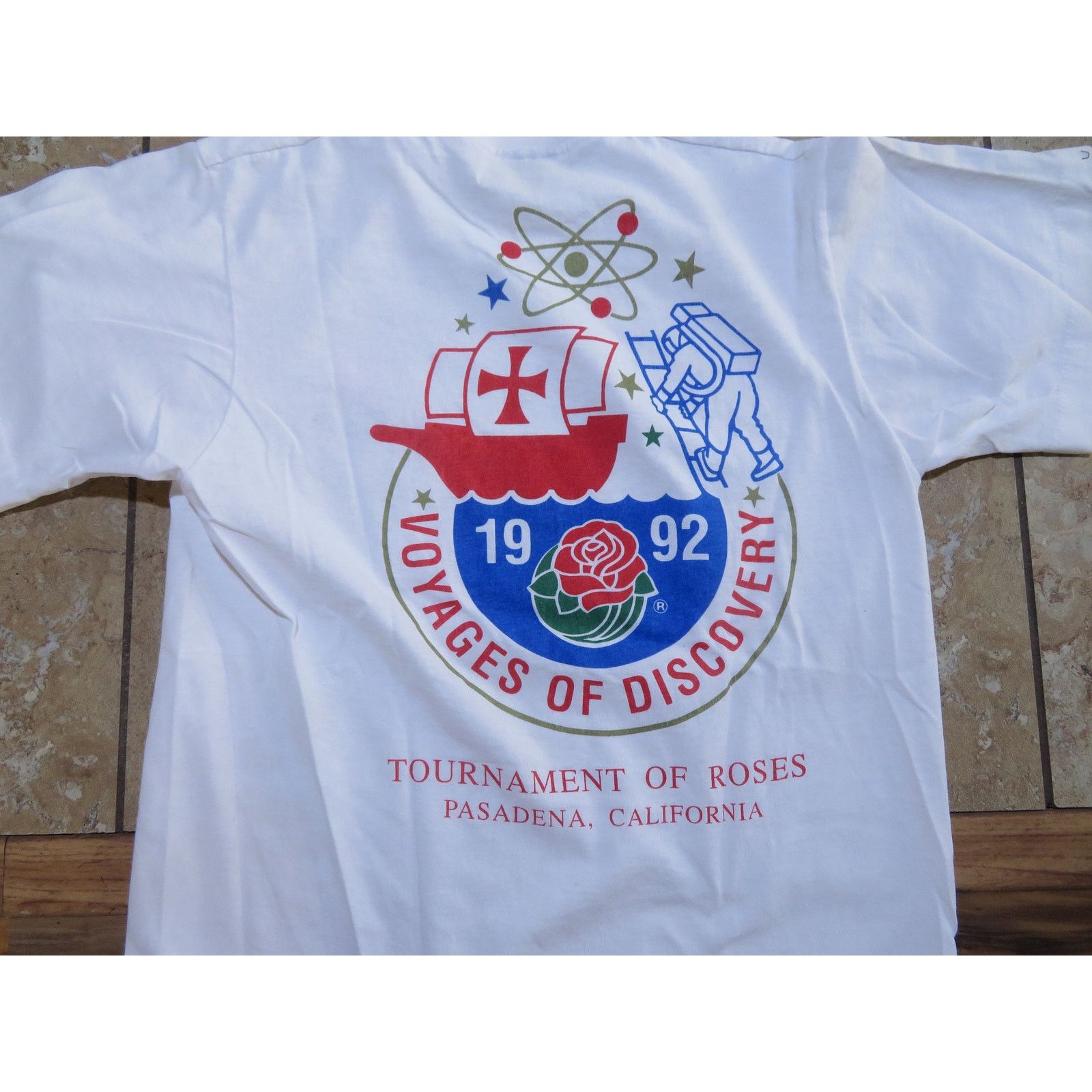 Other Tournament of Roses in Pasadena 1992 T-Shirt Double-Sided M Size US M / EU 48-50 / 2 - 2 Thumbnail