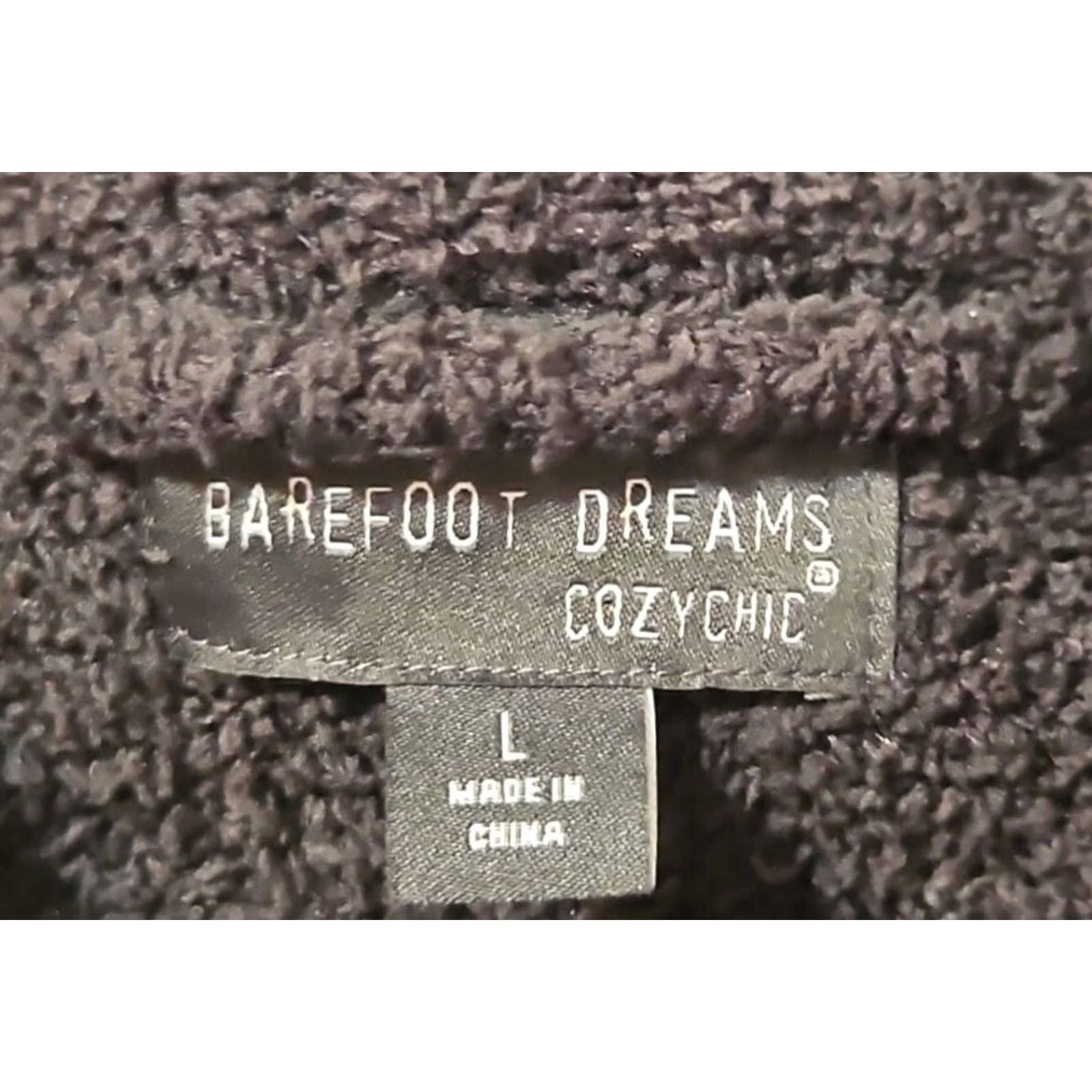 Vintage Barefoot Dreams Robe Women Long Sleeve Collared Tie Gray L Knit Polyester Cozy Chic Solid Belted Size L / US 10 / IT 46 - 5 Thumbnail