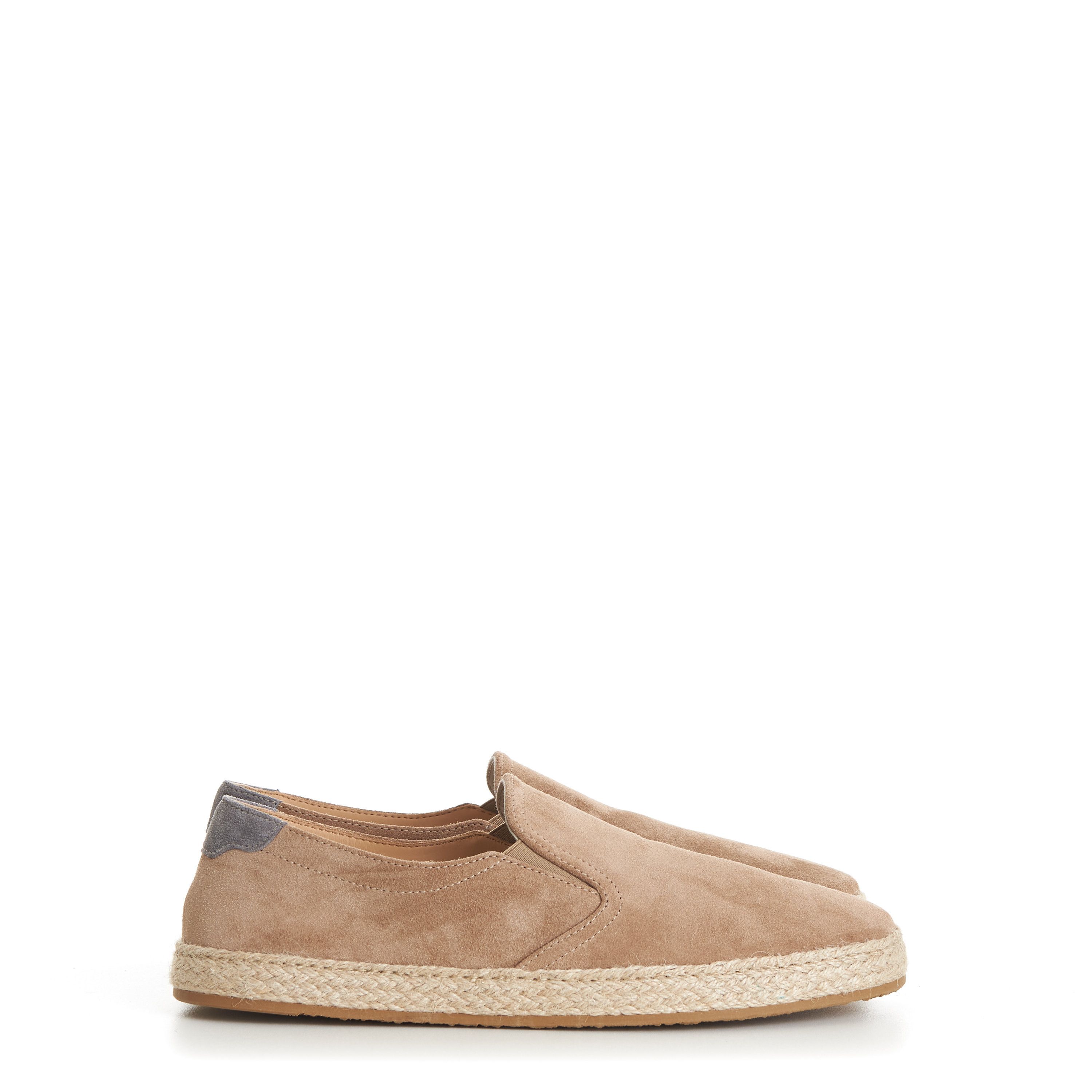 Brunello Cucinelli Brown Slip-on Shoes Espadrilles - Rope Insert, Suede Size US 9.5 / EU 42-43 - 2 Thumbnail
