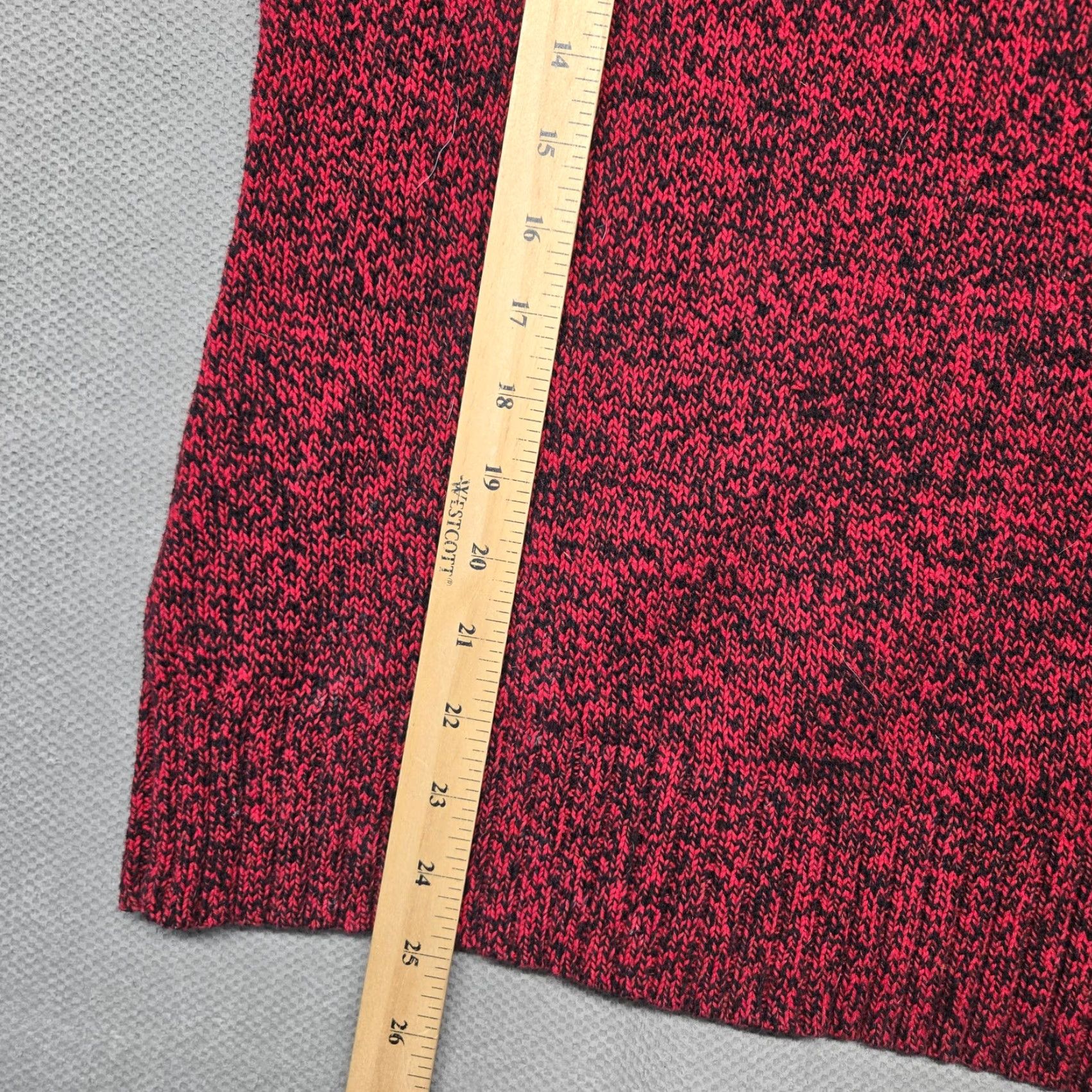 Vintage Lauren Jeans Co. Ralph Lauren Sweater Womens XL Red Cowl Neck Pullover Size XL / US 12-14 / IT 48-50 - 7 Thumbnail