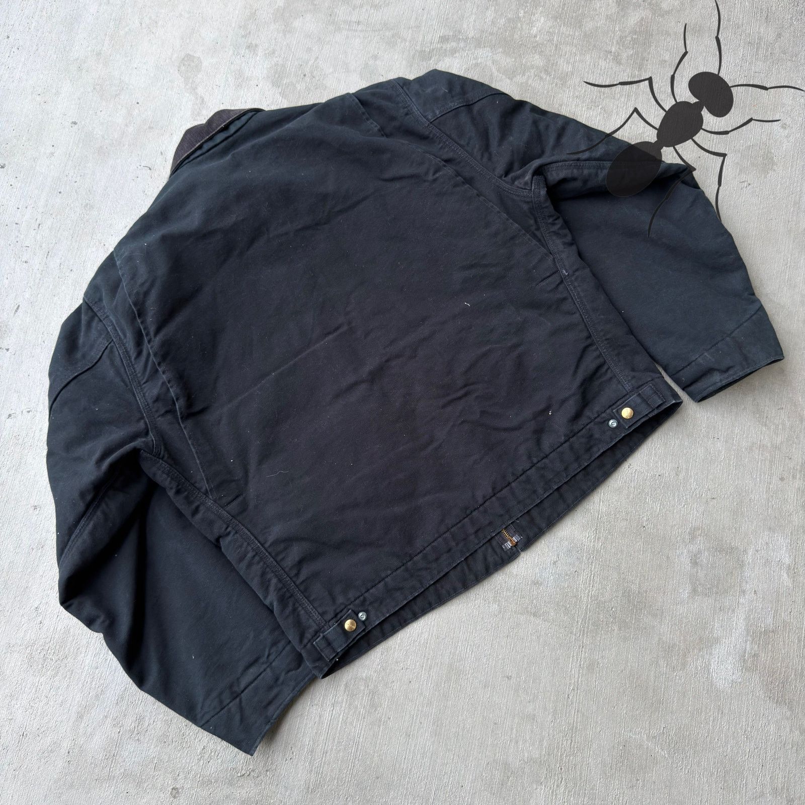 Carhartt × Vintage Carhartt J01 black Detroit work wear jacket Size US XL / EU 56 / 4 - 6 Thumbnail