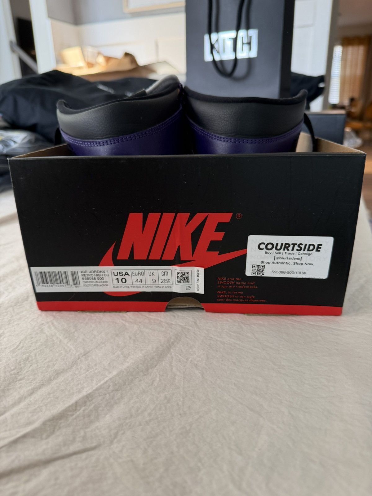 Jordan Brand Jordan 1 high Court purple size 10 mens Size US 10 / EU 43 - 8 Thumbnail