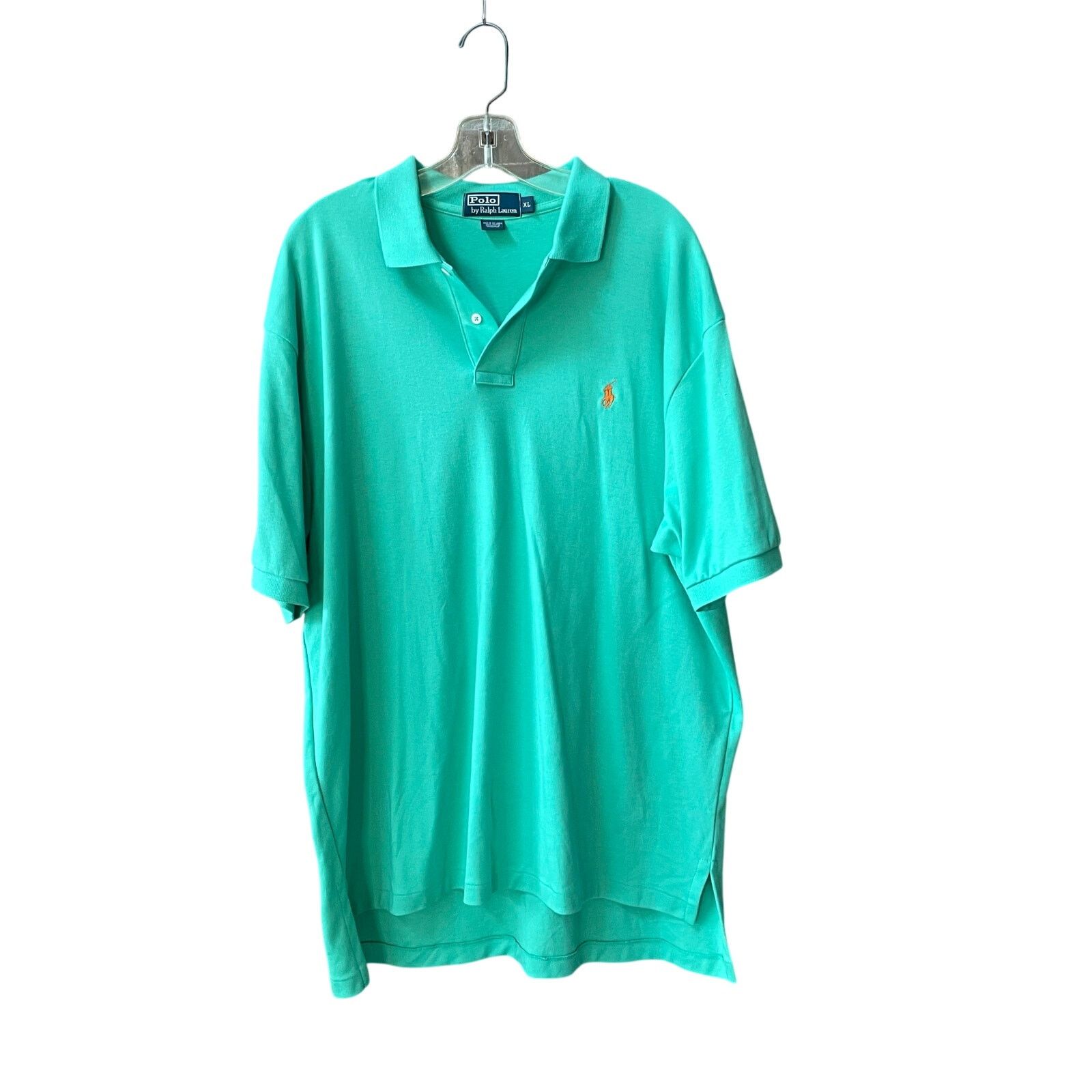 Ralph Lauren Ralph Lauren Men Green Short Sleeve Smooth Polo Shirt XL Size US XL / EU 56 / 4 - 1 Thumbnail