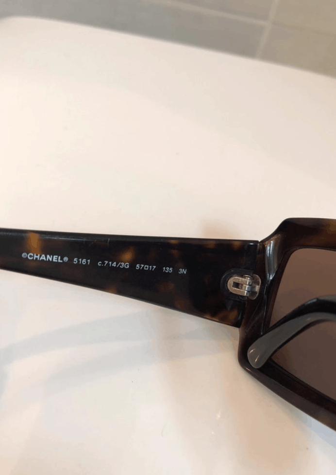 Chanel Chanel Sunglasses 5161 Rhinestone Logo Rimless Vintage Size ONE SIZE - 4 Thumbnail