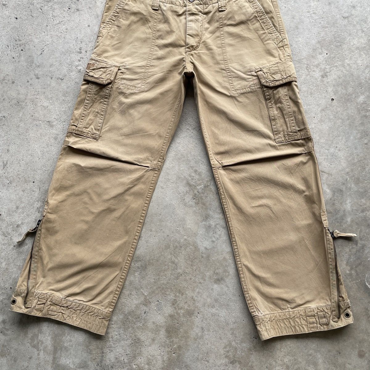 Abercrombie & Fitch × Vintage Abercrombie And Fitch Faded Cargo Pants Tactical W38x31 Size US 38 / EU 54 - 6 Thumbnail