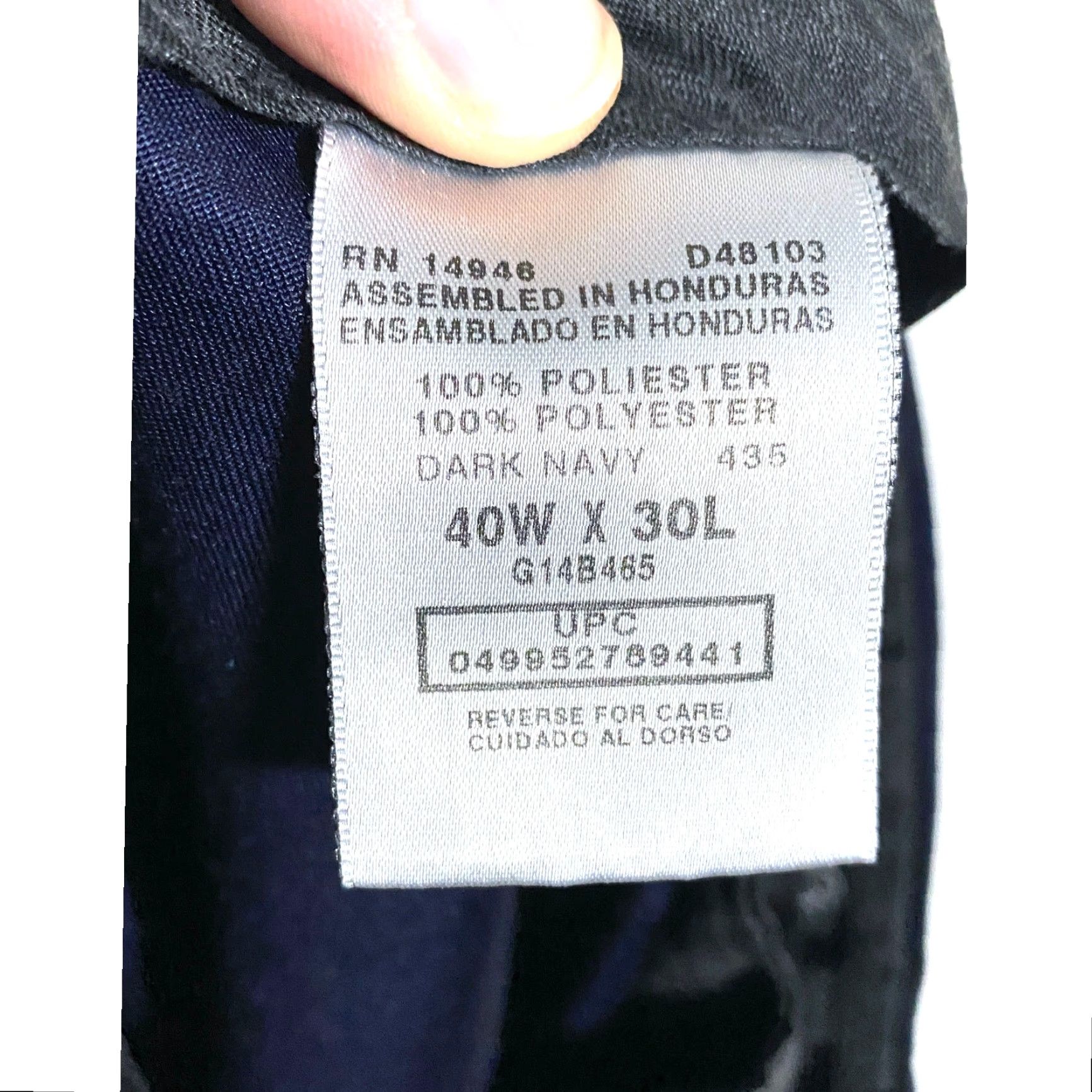 George George Navy Blue Pleated Dress Pants Mens 40x28.5 Office Preppy Workwear Classic Pants Mens Navy Blue Pleated Dress Office Workwear 40x28.5 Mens Size US 40 / EU 56 - 6 Thumbnail