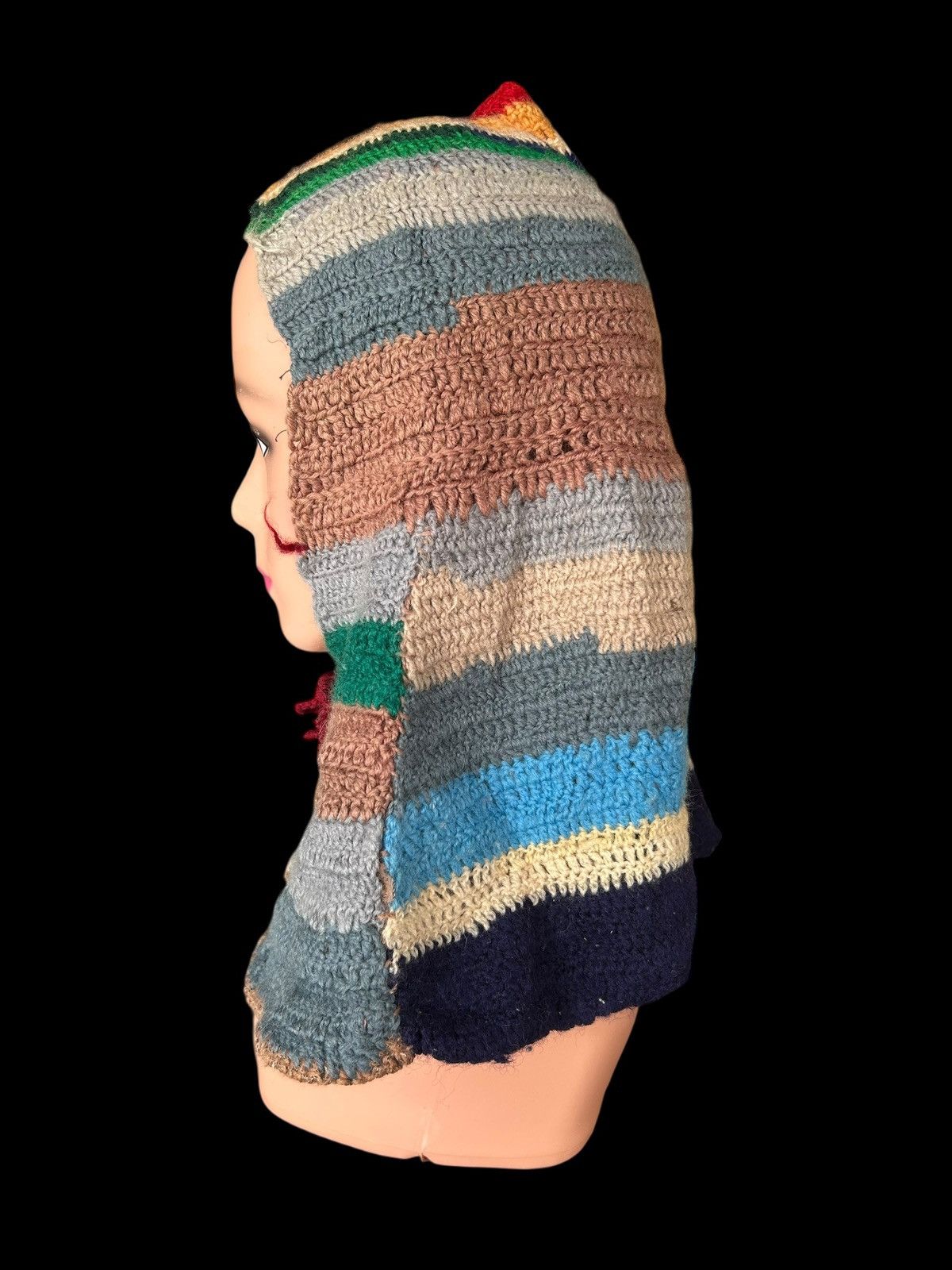 Kapital Crochet Knitted Handmade Balaclava Beanie Size ONE SIZE - 4 Thumbnail