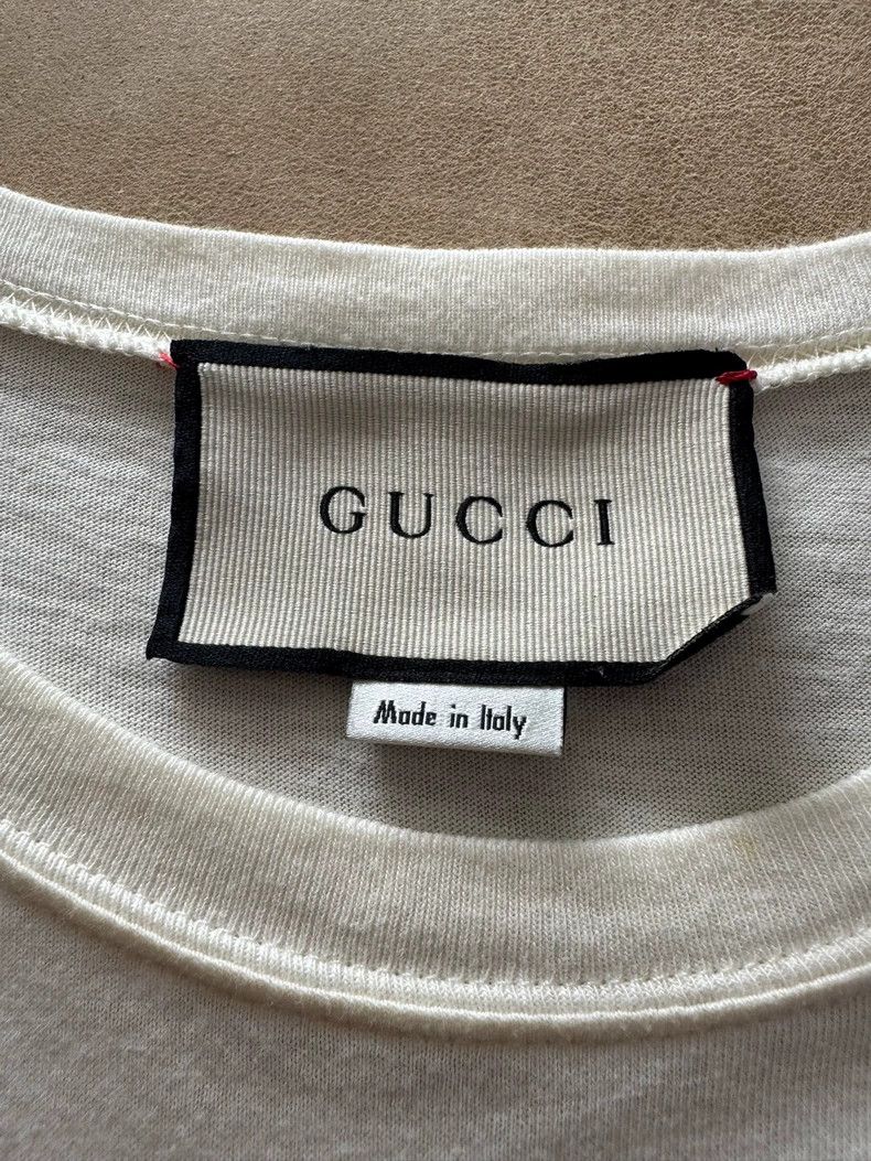 Gucci GucciPrinted Logo round-neck short sleeves 2503-Nextarrow Size US XS / EU 42 / 0 - 2 Thumbnail