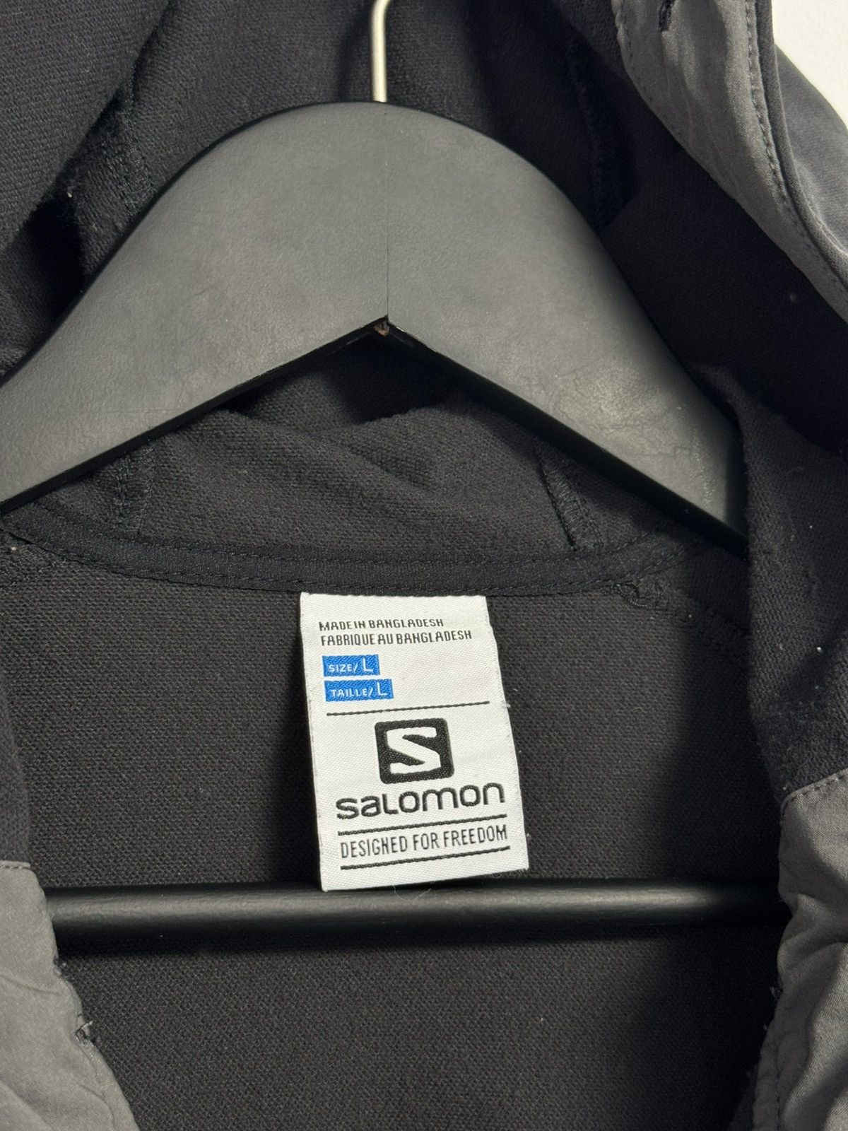 Salomon Salomon Men's Hoodie Polyamide with Elastane, Nylon Full Zip Size US L / EU 52-54 / 3 - 11 Thumbnail