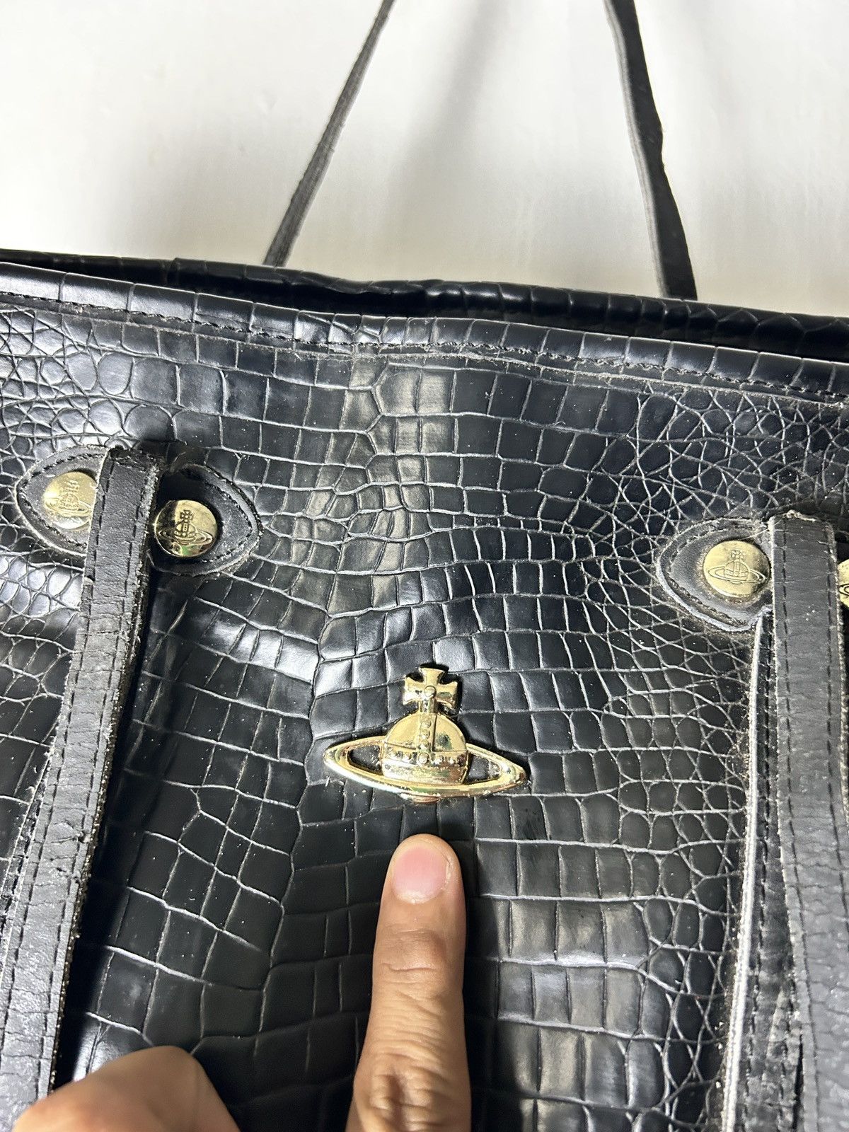 Vivienne Westwood Vivienne Westwood Black Leather Bag Size ONE SIZE - 5 Thumbnail
