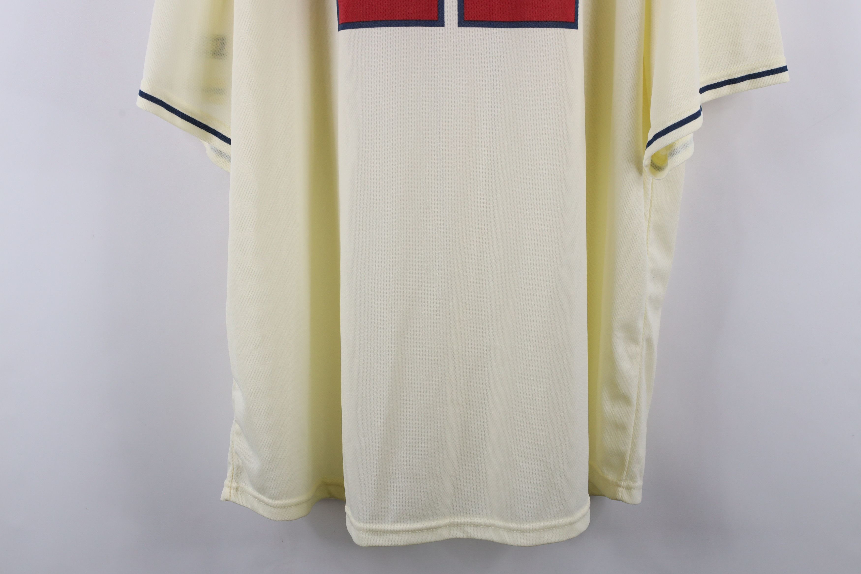 Vintage Vintage Y2K Negro League Detroit Stars Baseball Jersey Cream Size US XXL / EU 58 / 5 - 13 Thumbnail