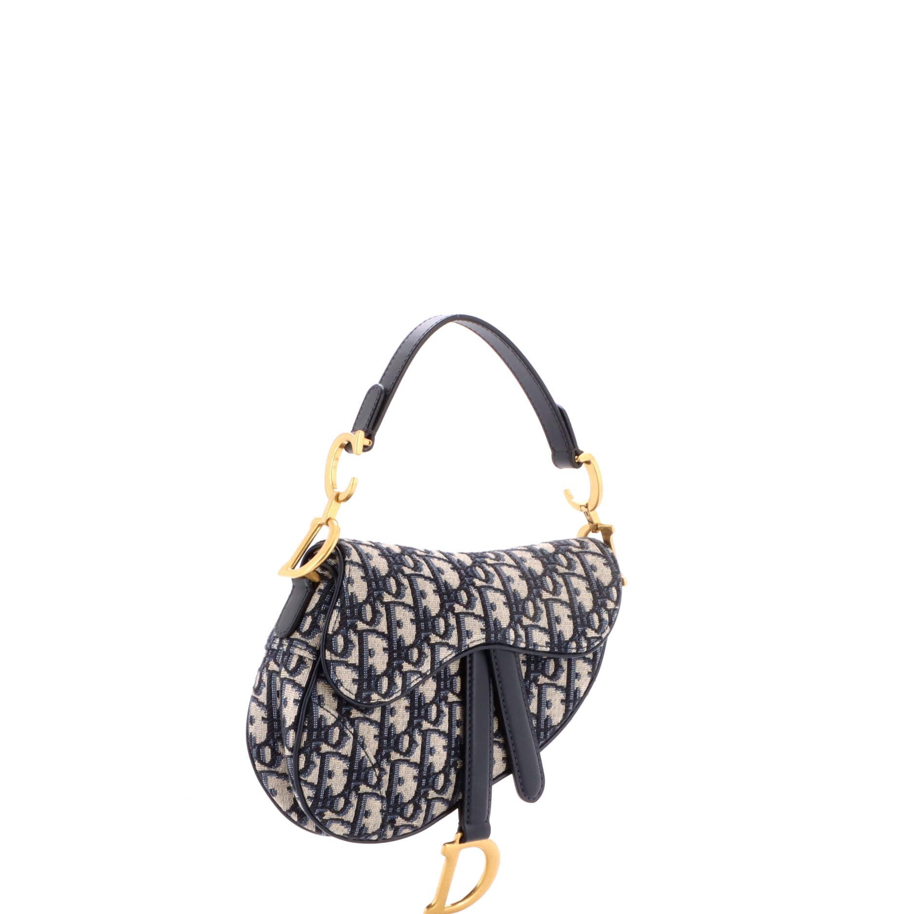 Dior Saddle Handbag Oblique Canvas Mini Size ONE SIZE - 1 Thumbnail