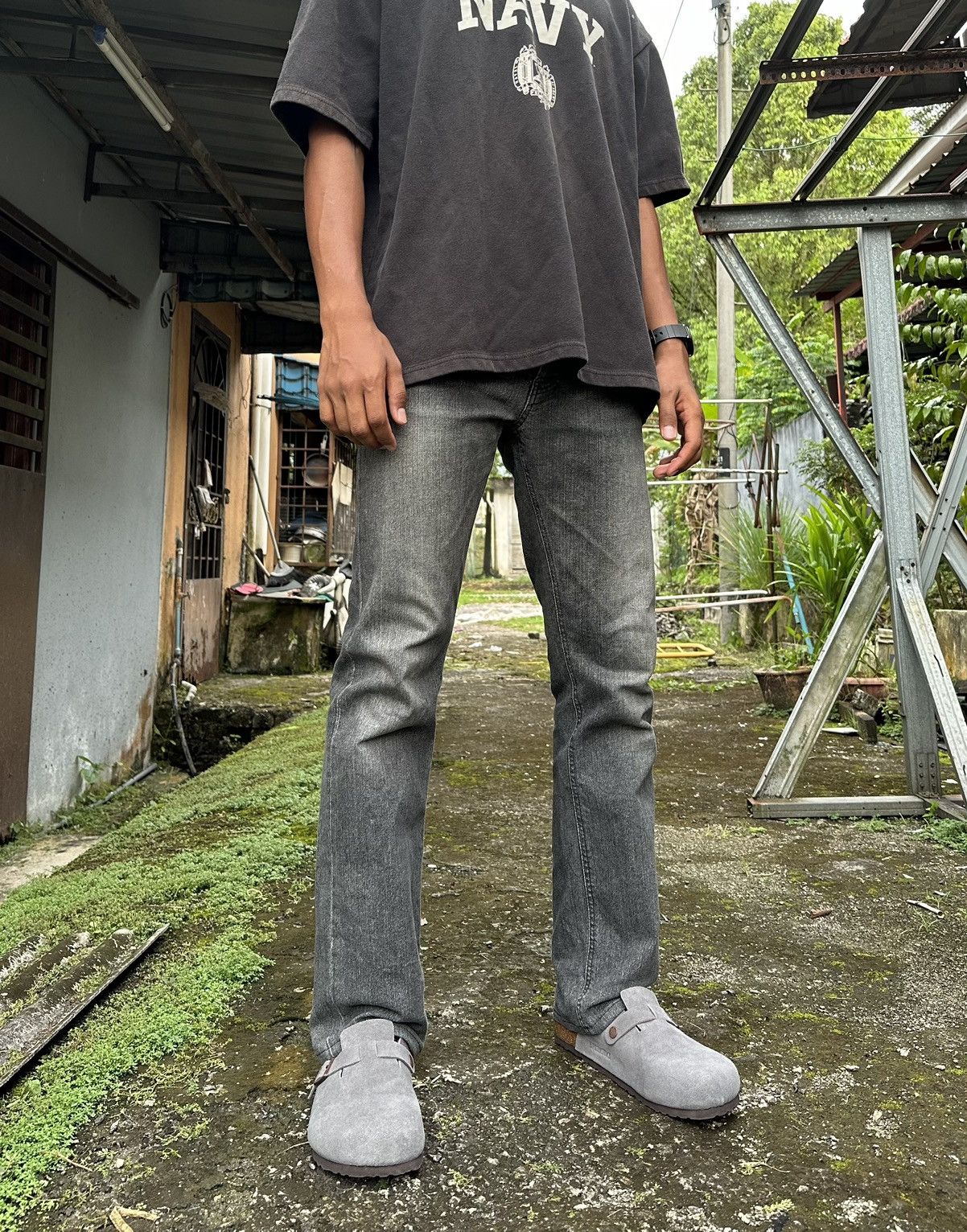 👹Burberry Black Label Slim Straight Cut Jeans